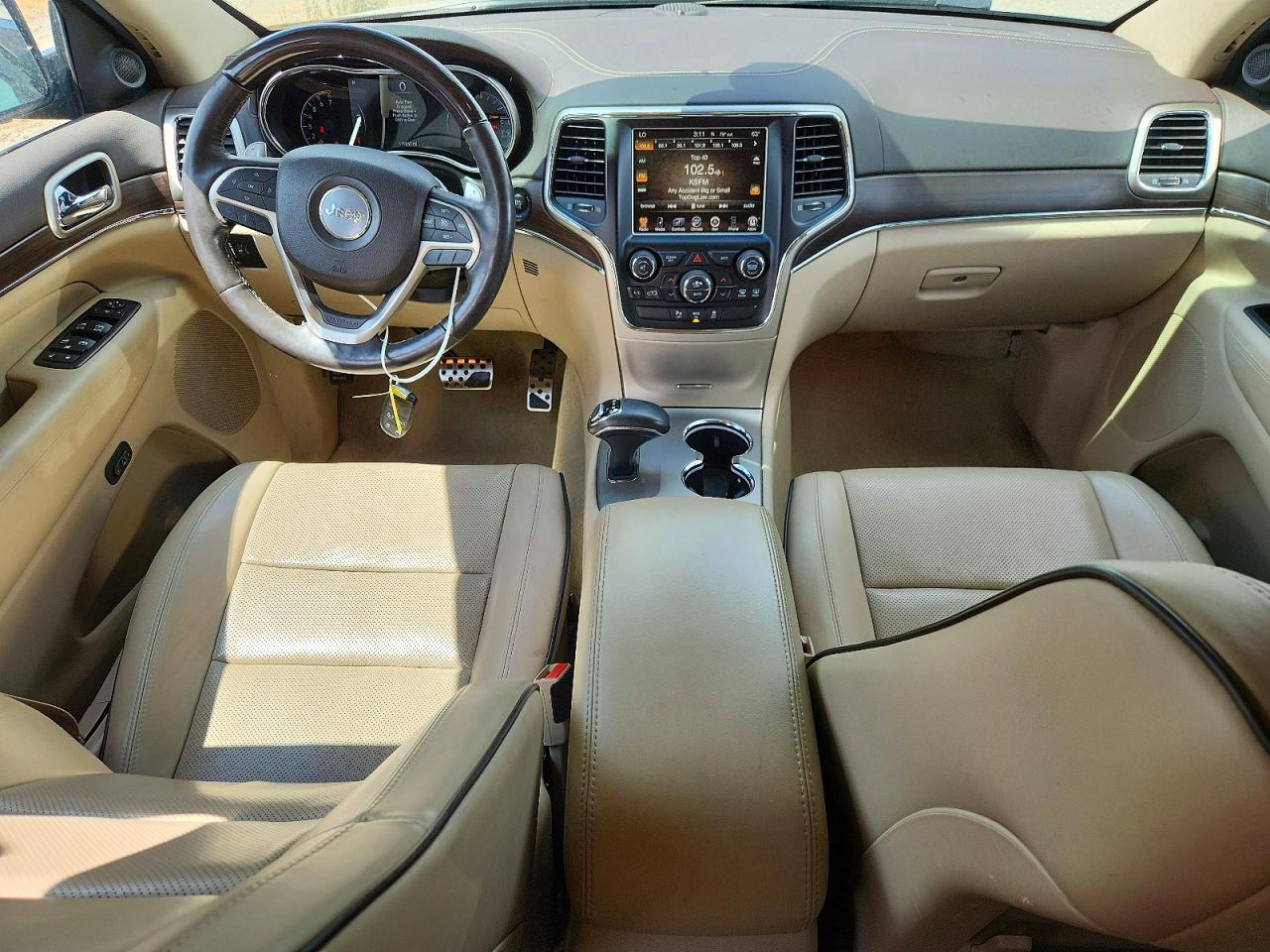2014 Jeep Grand Cherokee Overland Gold vin: 1C4RJFCTXEC396232