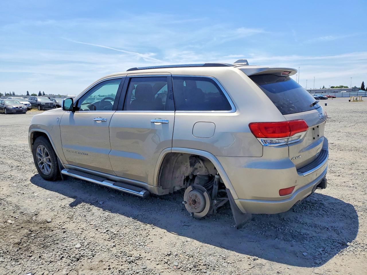 2014 Jeep Grand Cherokee Overland Gold vin: 1C4RJFCTXEC396232