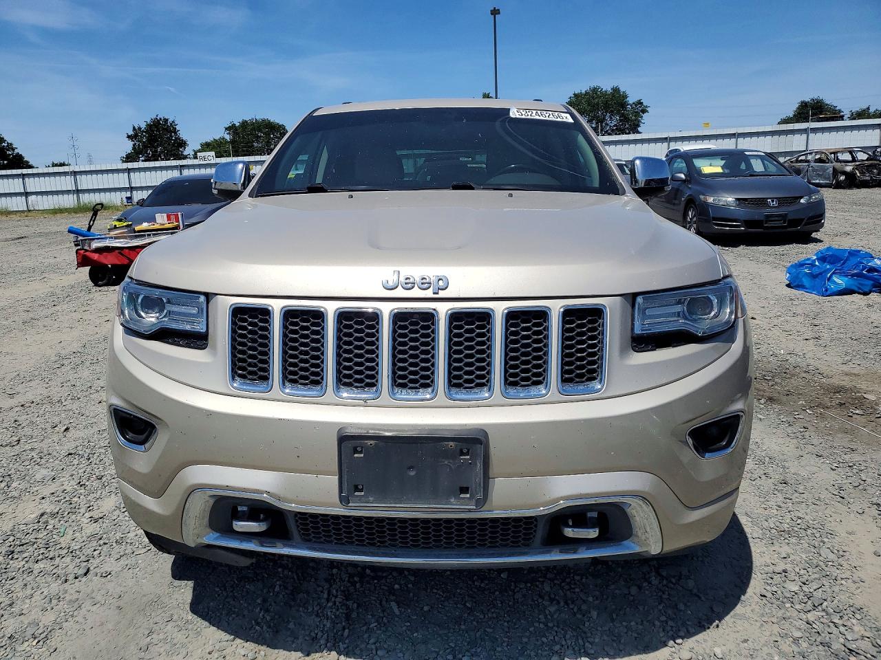 2014 Jeep Grand Cherokee Overland Gold vin: 1C4RJFCTXEC396232