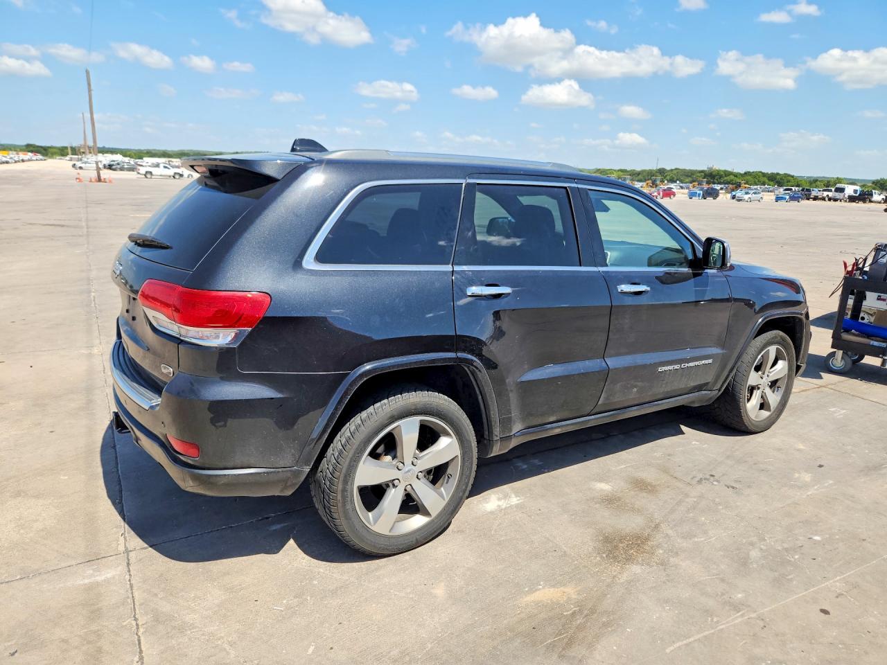 2015 Jeep Grand Cherokee Overland Black vin: 1C4RJFCTXFC216779