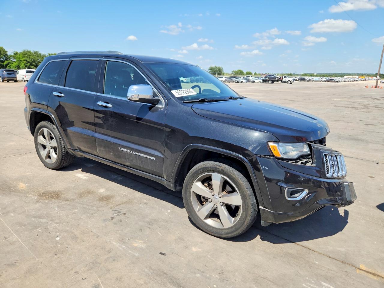 2015 Jeep Grand Cherokee Overland Black vin: 1C4RJFCTXFC216779