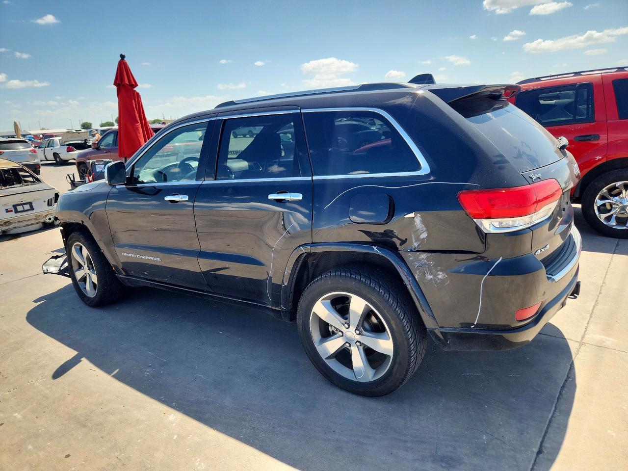 2015 Jeep Grand Cherokee Overland Black vin: 1C4RJFCTXFC216779