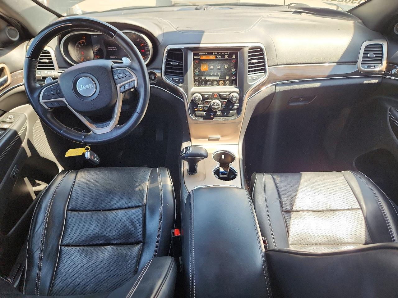 2015 Jeep Grand Cherokee Overland Black vin: 1C4RJFCTXFC216779