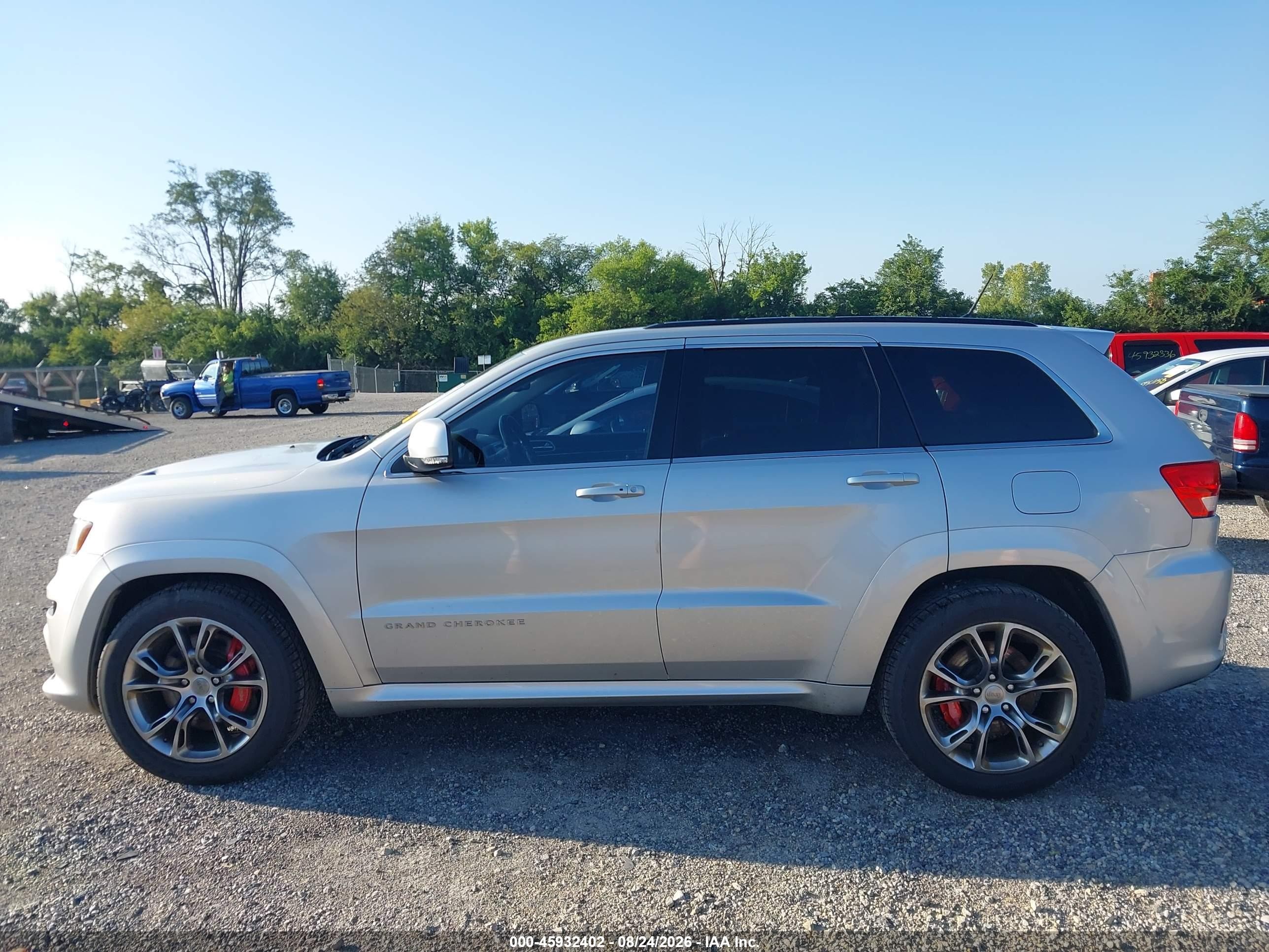 2012 Jeep Grand Cherokee Srt8 Серебряный vin: 1C4RJFDJ0CC292570
