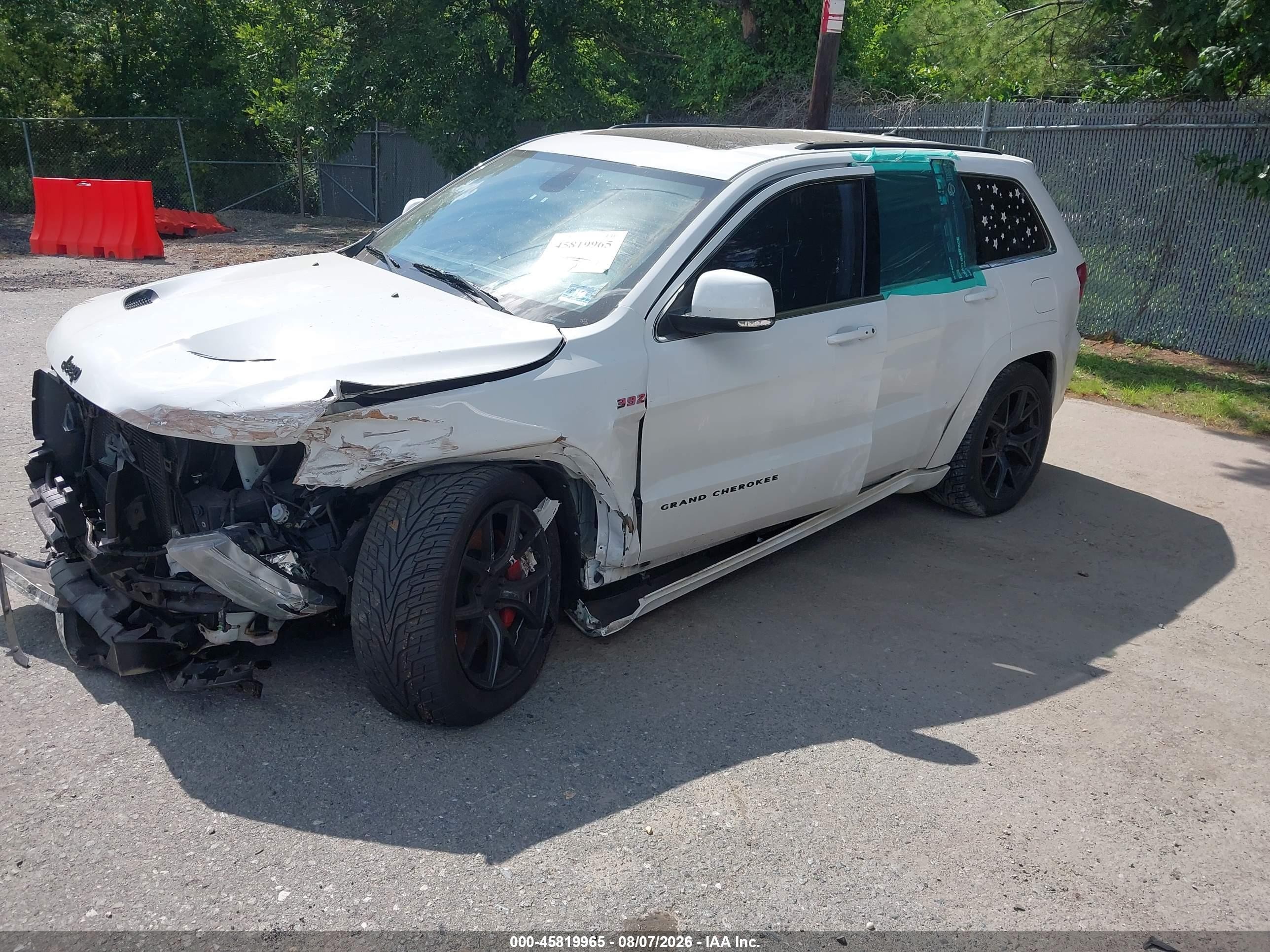2013 Jeep Grand Cherokee Srt8 Alpine Белый vin: 1C4RJFDJ0DC541323