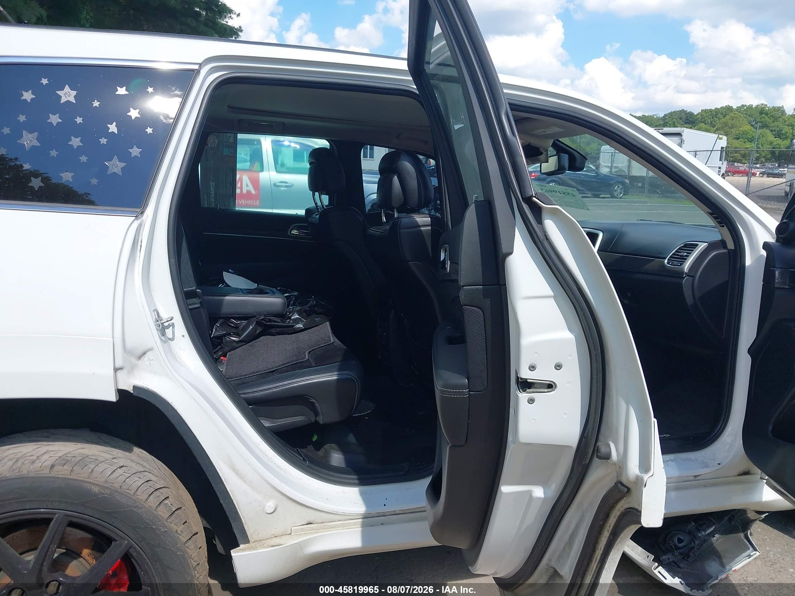 2013 Jeep Grand Cherokee Srt8 Alpine Белый vin: 1C4RJFDJ0DC541323
