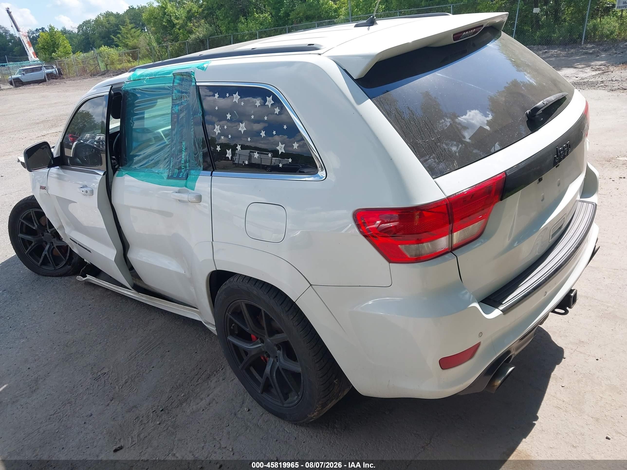 2013 Jeep Grand Cherokee Srt8 Alpine Белый vin: 1C4RJFDJ0DC541323