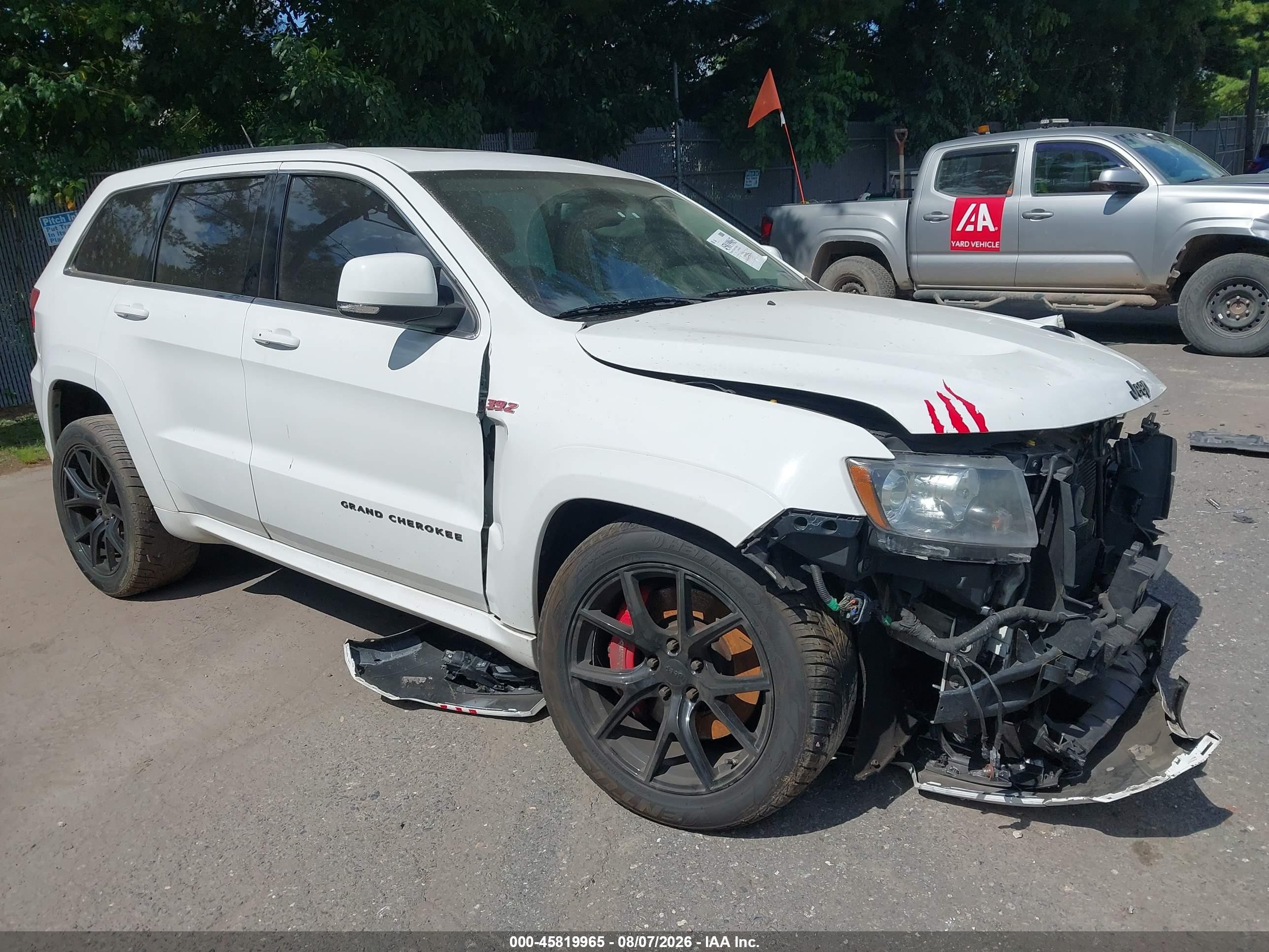 2013 Jeep Grand Cherokee Srt8 Alpine Белый vin: 1C4RJFDJ0DC541323