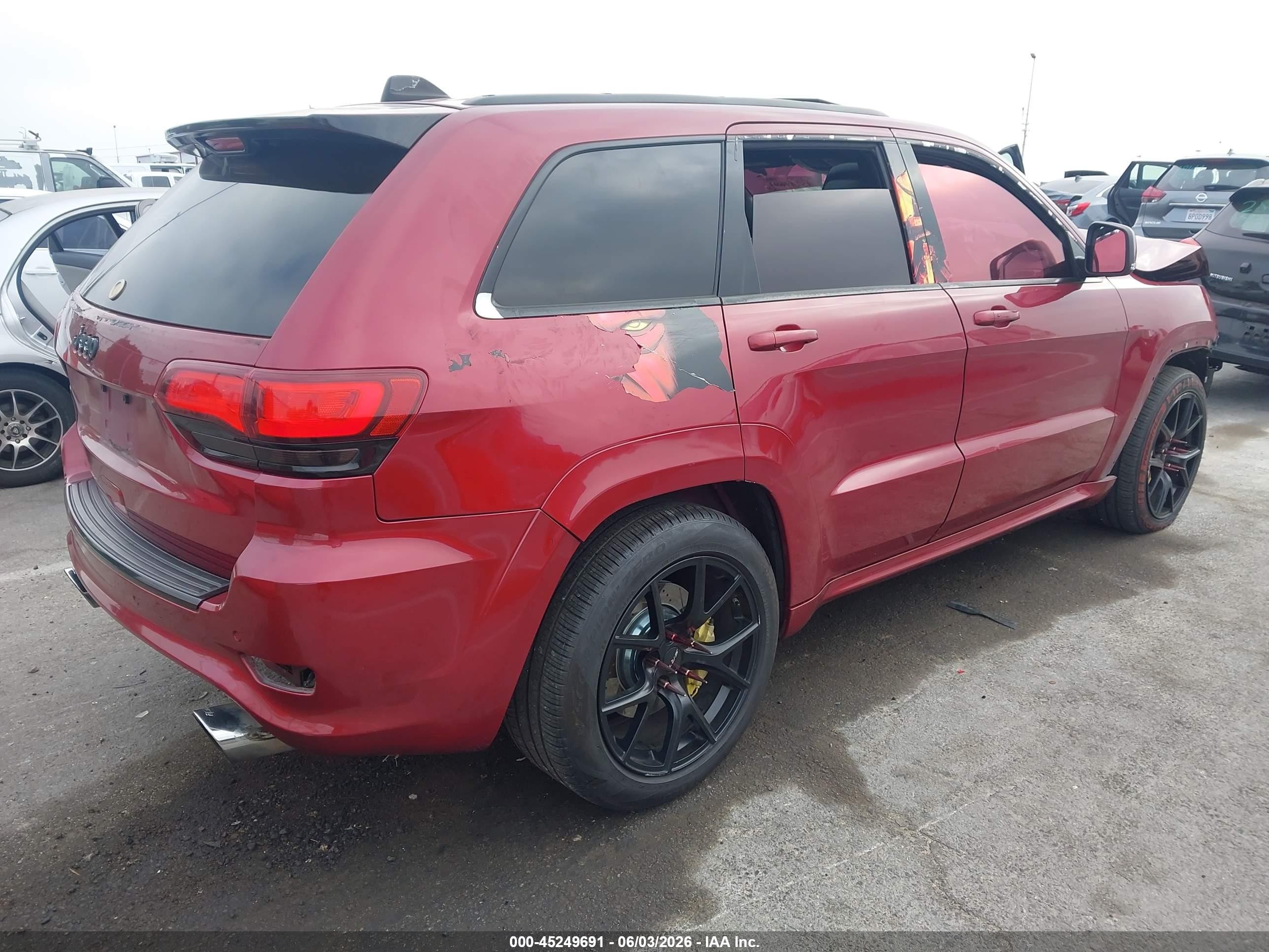 2014 Jeep Grand Cherokee Srt8 Красный vin: 1C4RJFDJ0EC126021
