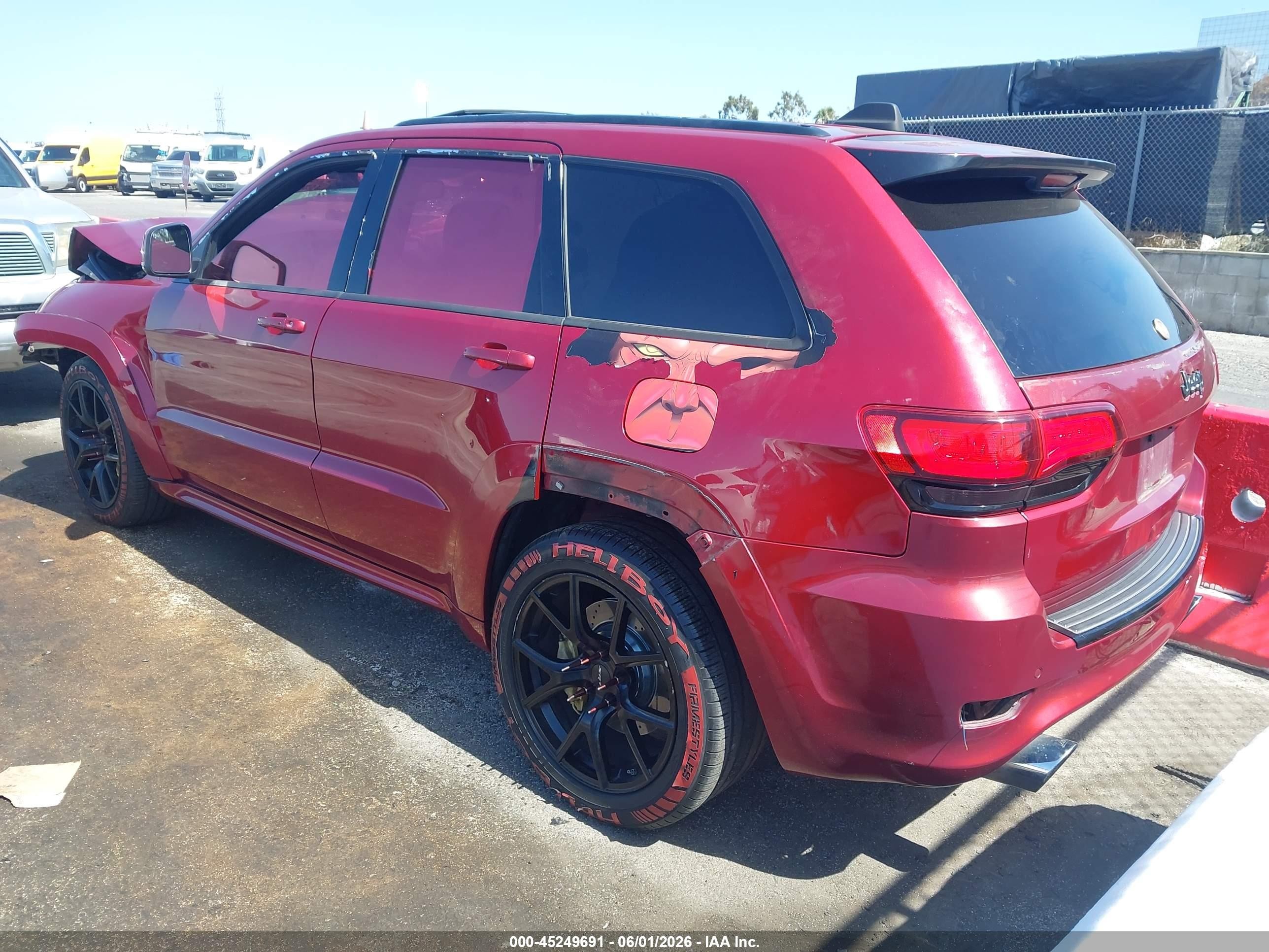 2014 Jeep Grand Cherokee Srt8 Красный vin: 1C4RJFDJ0EC126021