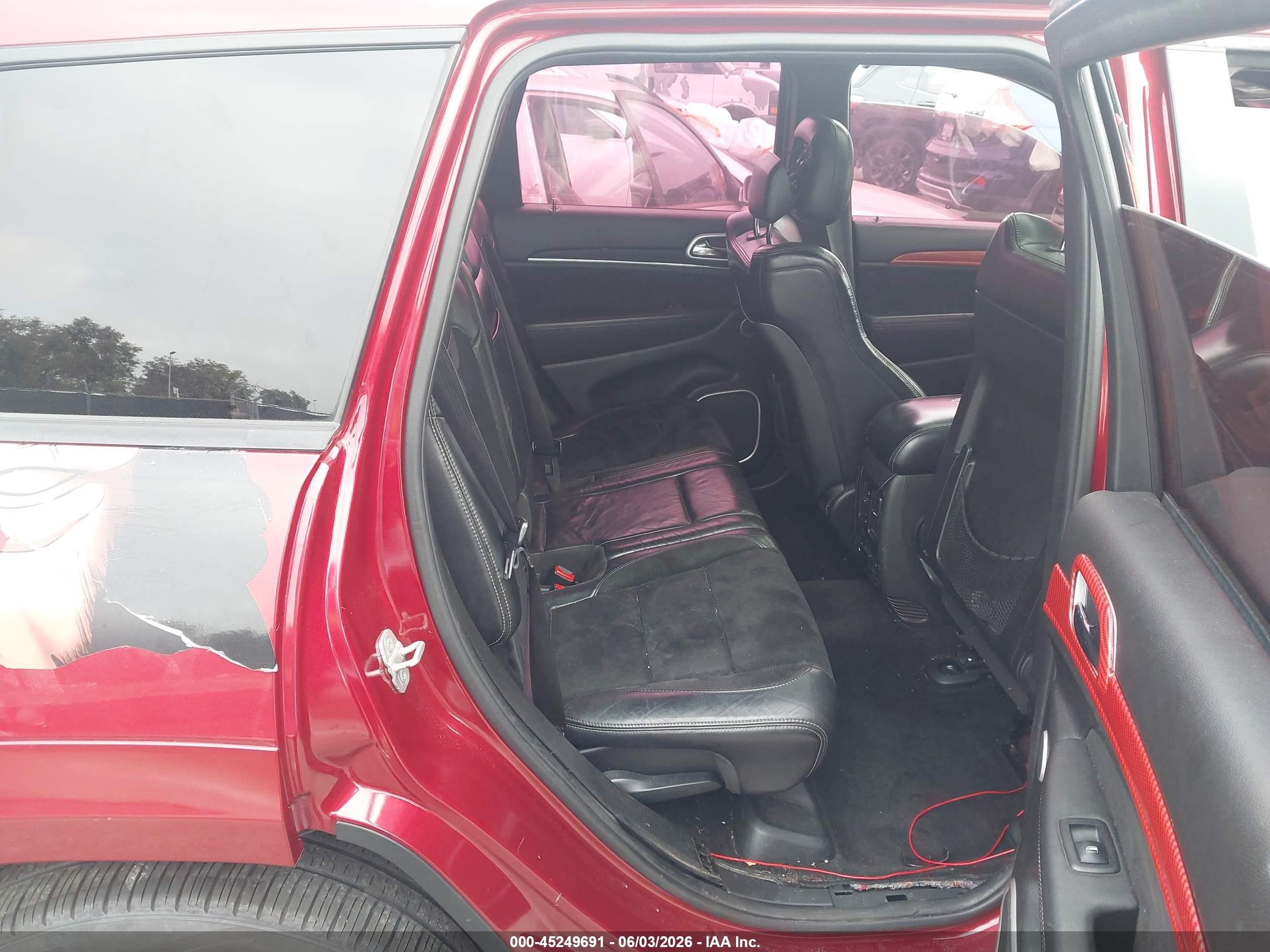 2014 Jeep Grand Cherokee Srt8 Красный vin: 1C4RJFDJ0EC126021