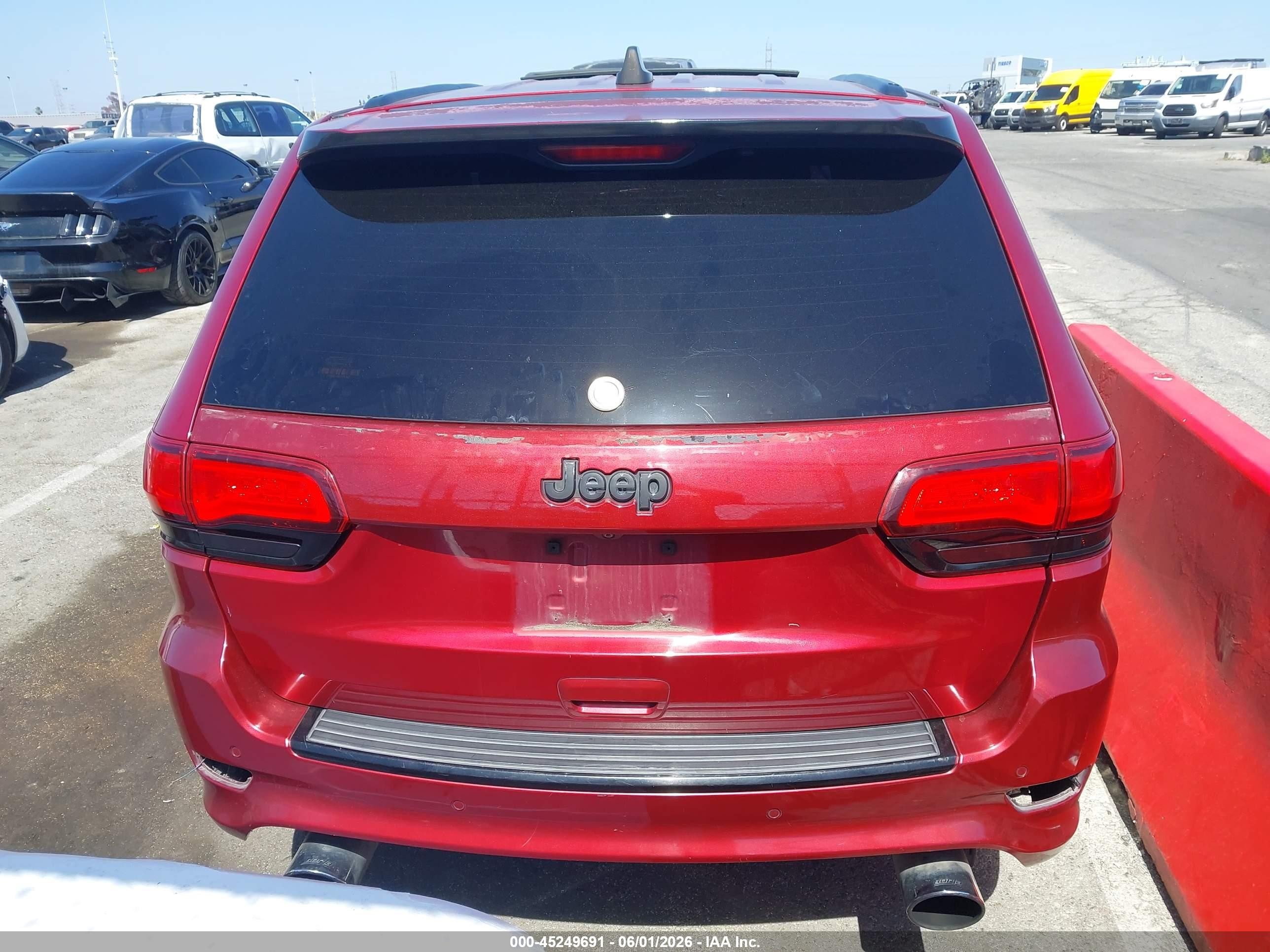 2014 Jeep Grand Cherokee Srt8 Красный vin: 1C4RJFDJ0EC126021