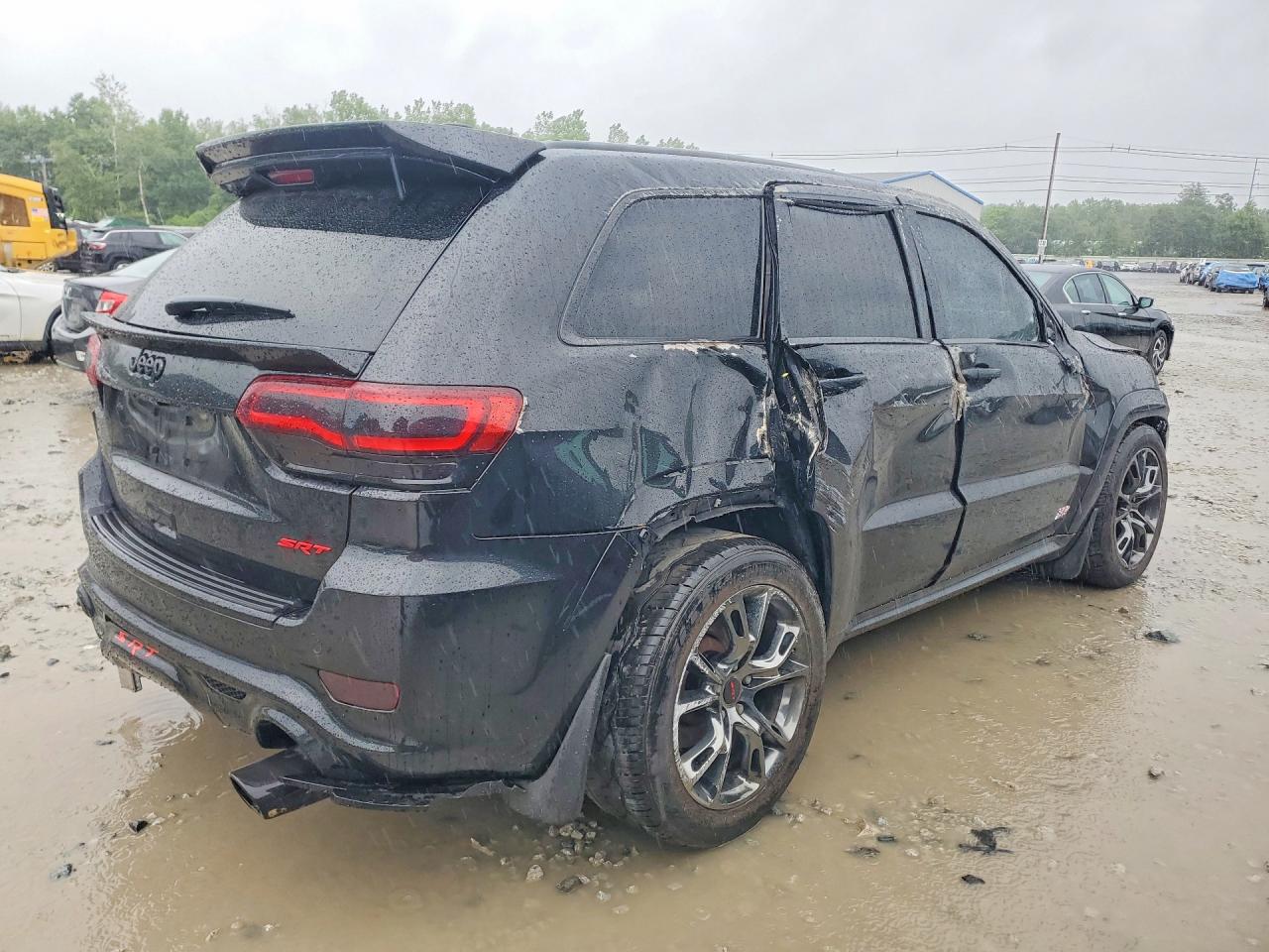 2014 Jeep Grand Cherokee Srt-8 Black vin: 1C4RJFDJ0EC528539