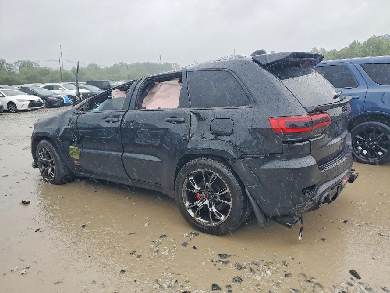 2014 Jeep Grand Cherokee Srt-8 Black vin: 1C4RJFDJ0EC528539