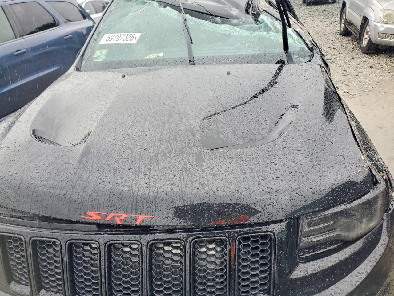 2014 Jeep Grand Cherokee Srt-8 Black vin: 1C4RJFDJ0EC528539