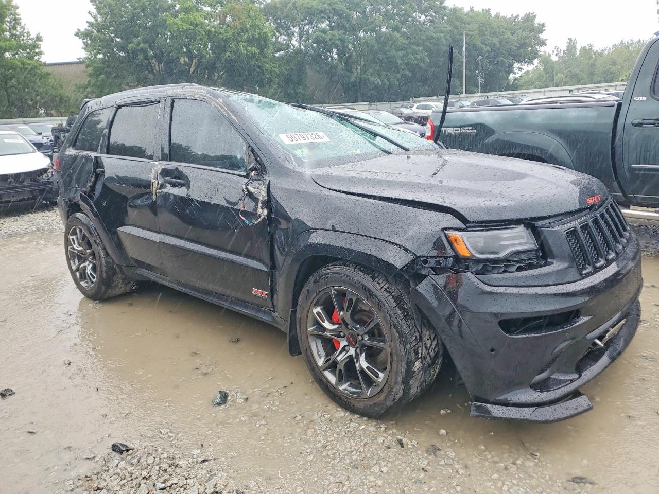 2014 Jeep Grand Cherokee Srt-8 Black vin: 1C4RJFDJ0EC528539