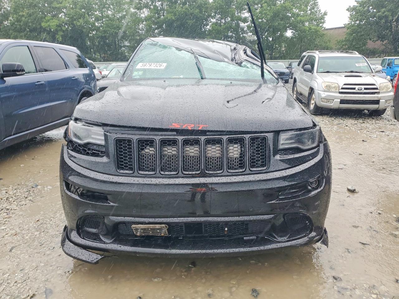 2014 Jeep Grand Cherokee Srt-8 Black vin: 1C4RJFDJ0EC528539