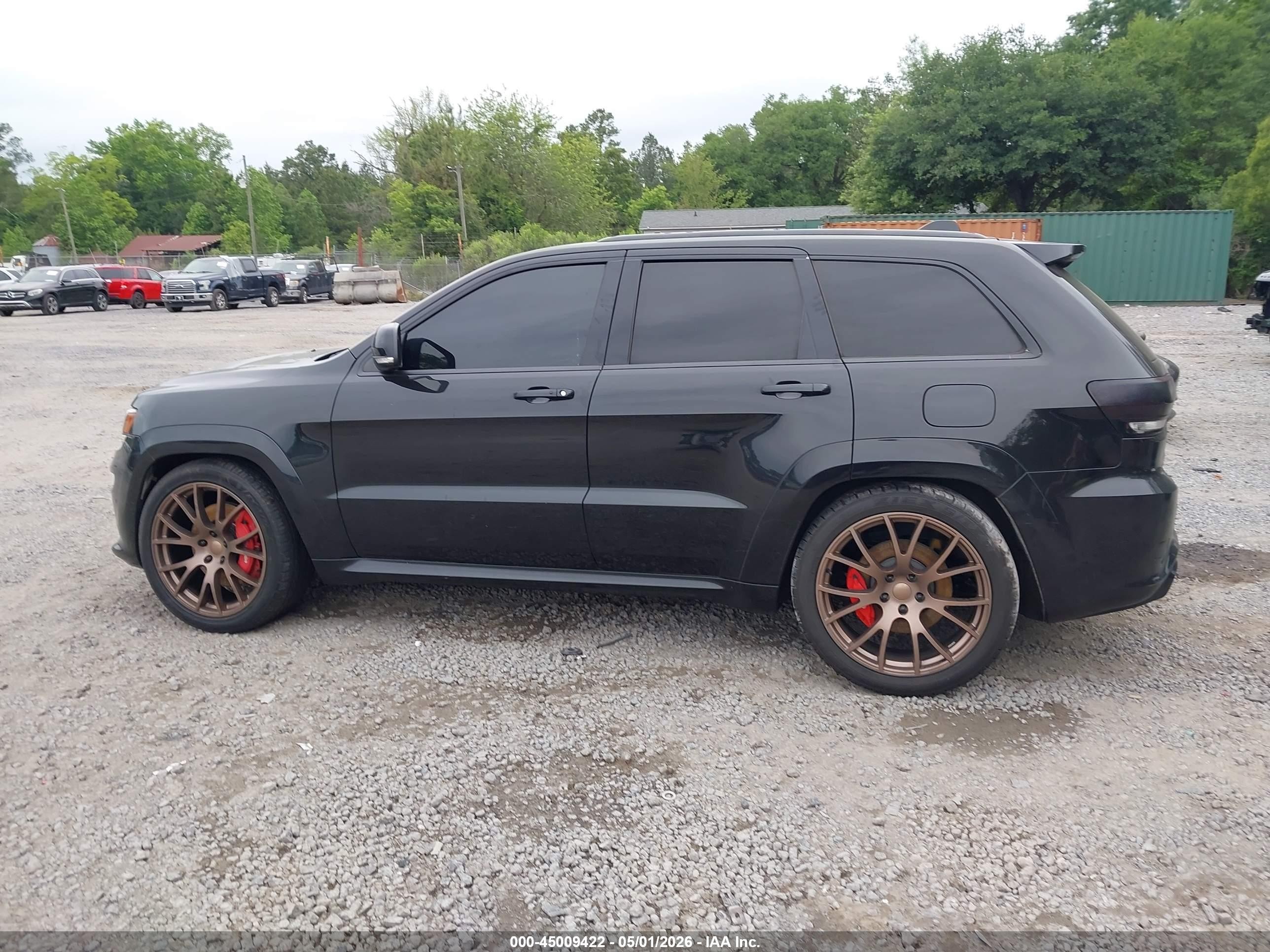 2015 Jeep Grand Cherokee Srt Black vin: 1C4RJFDJ0FC666311