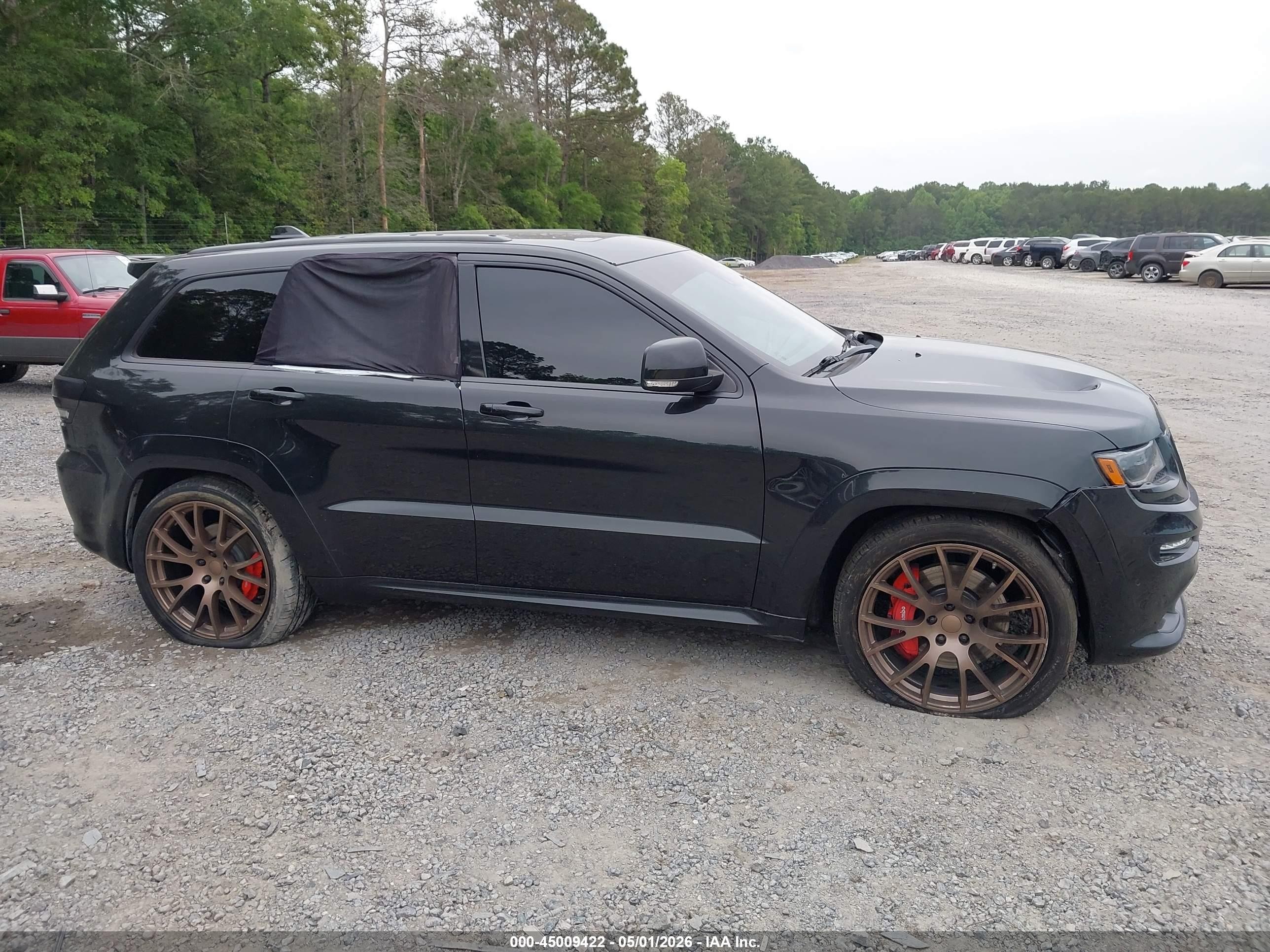 2015 Jeep Grand Cherokee Srt Black vin: 1C4RJFDJ0FC666311