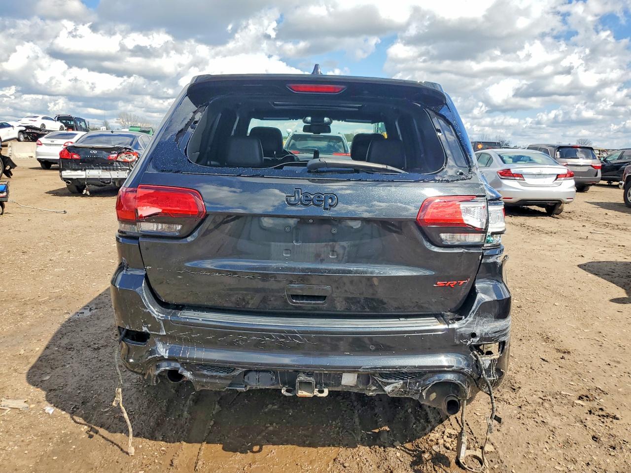 2015 Jeep Grand Cherokee Srt-8 Black vin: 1C4RJFDJ0FC712901