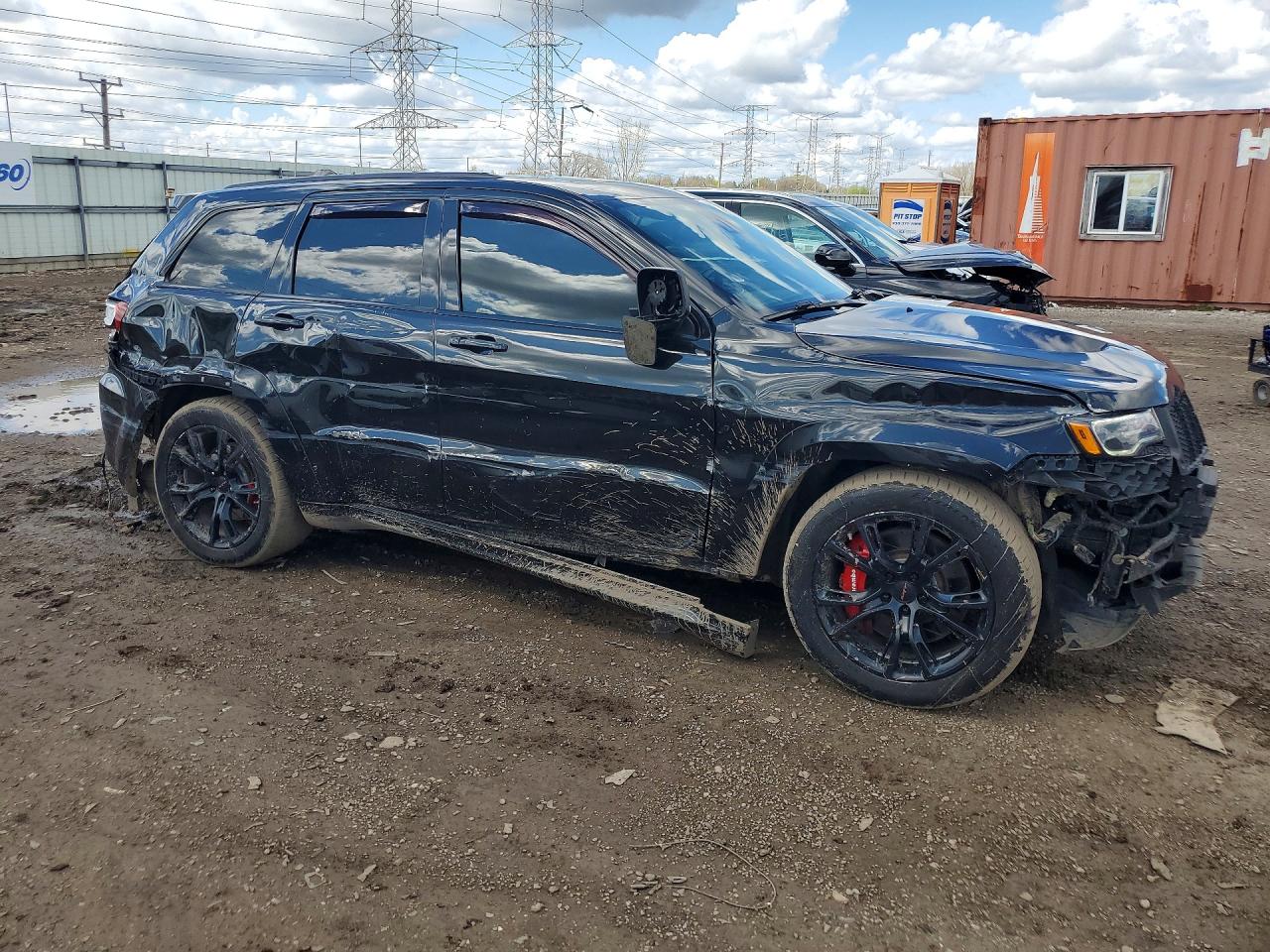 2015 Jeep Grand Cherokee Srt-8 Black vin: 1C4RJFDJ0FC712901