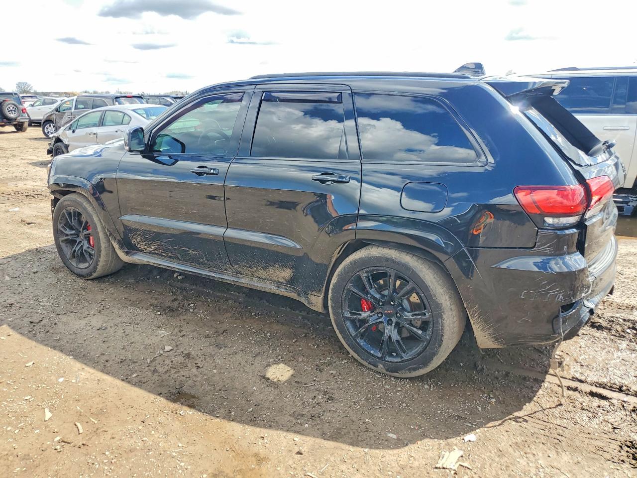 2015 Jeep Grand Cherokee Srt-8 Black vin: 1C4RJFDJ0FC712901