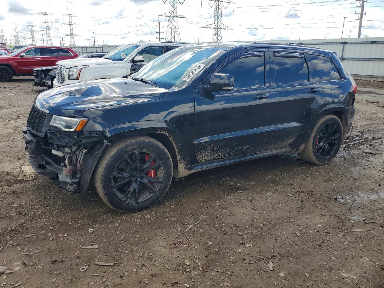 2015 Jeep Grand Cherokee Srt-8 Black vin: 1C4RJFDJ0FC712901