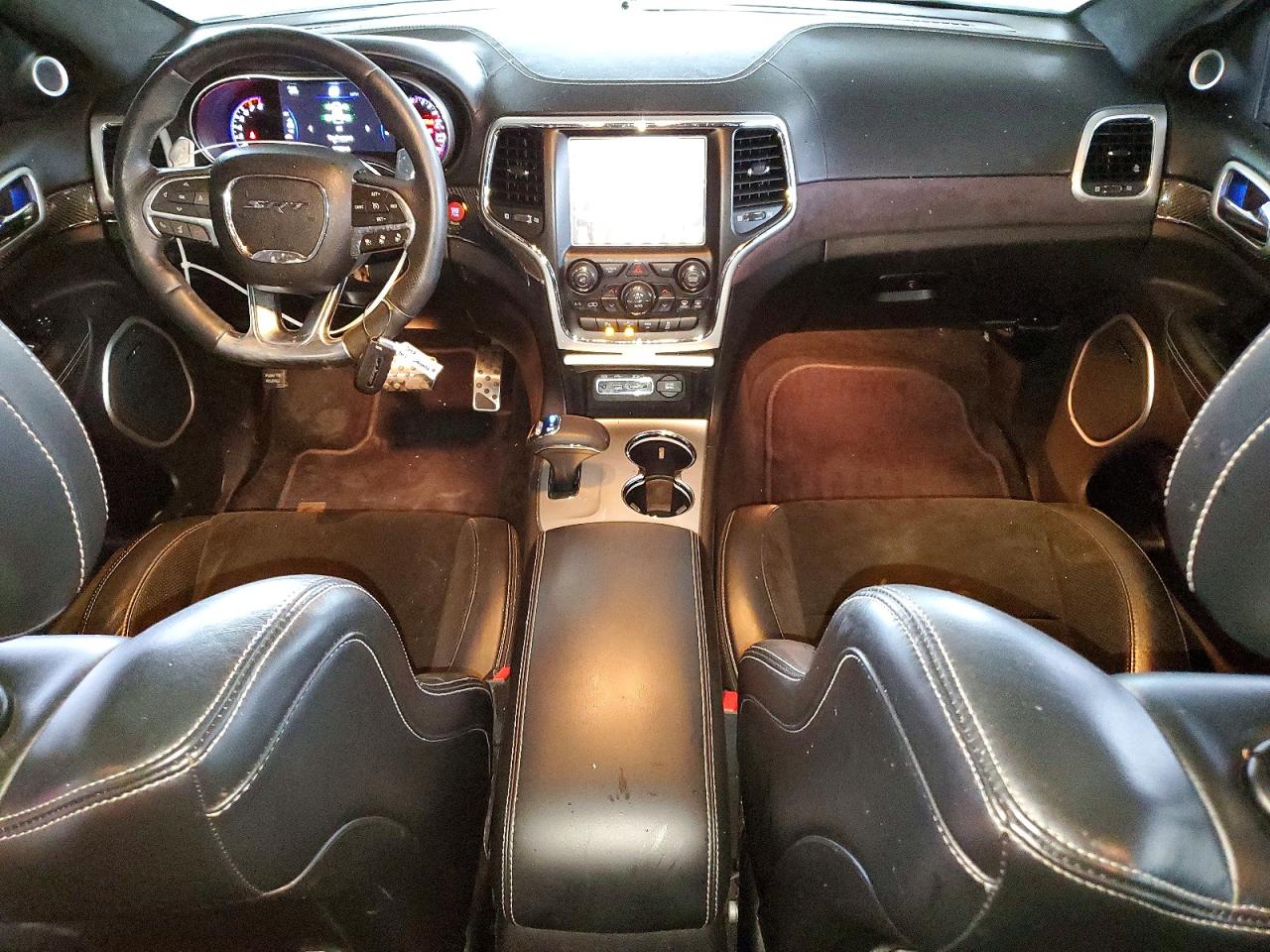 2015 Jeep Grand Cherokee Srt-8 White vin: 1C4RJFDJ0FC775710