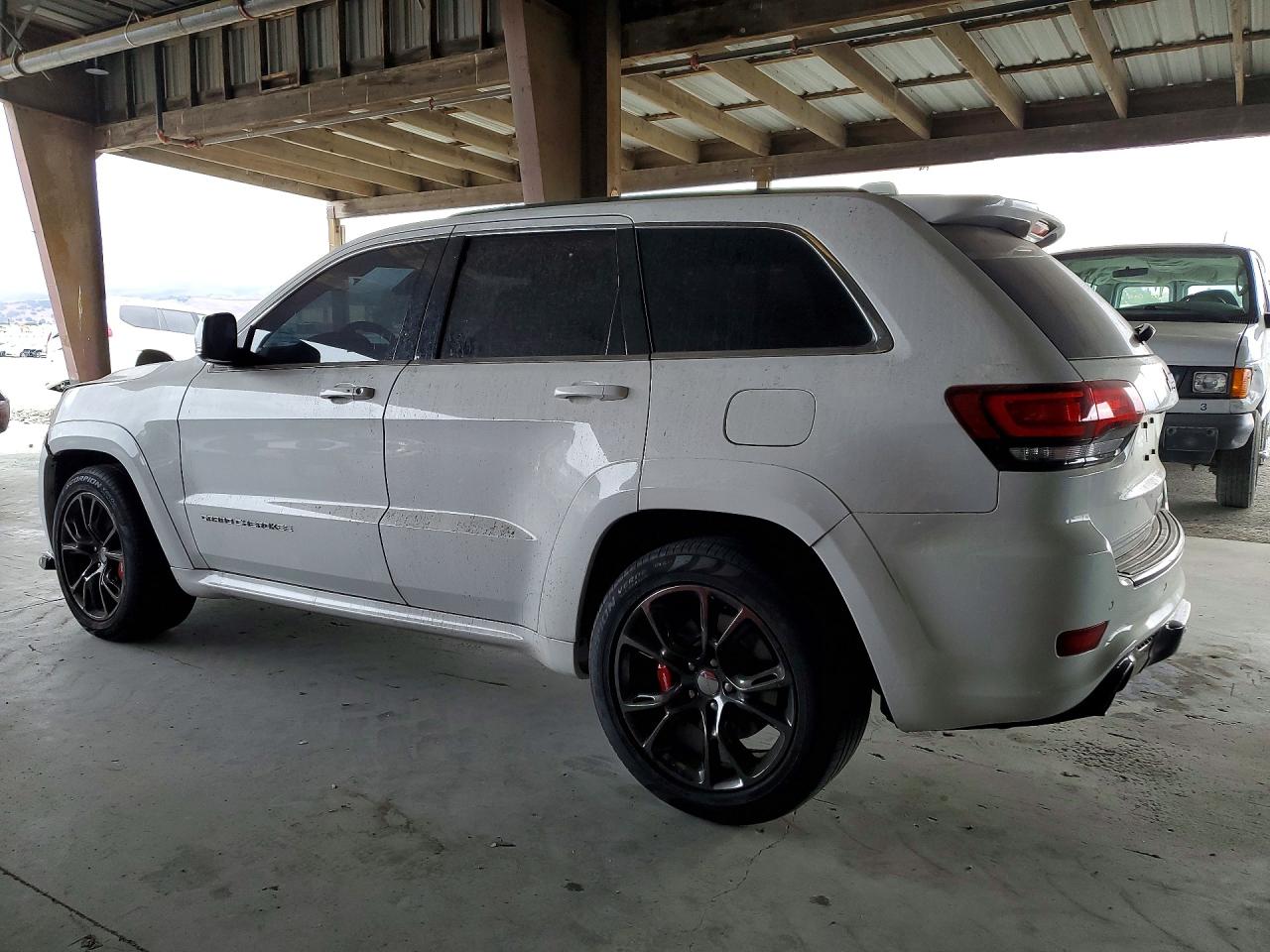 2015 Jeep Grand Cherokee Srt-8 White vin: 1C4RJFDJ0FC775710
