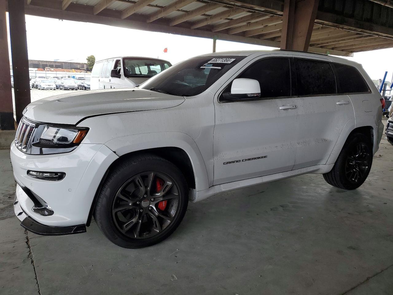 2015 Jeep Grand Cherokee Srt-8 White vin: 1C4RJFDJ0FC775710