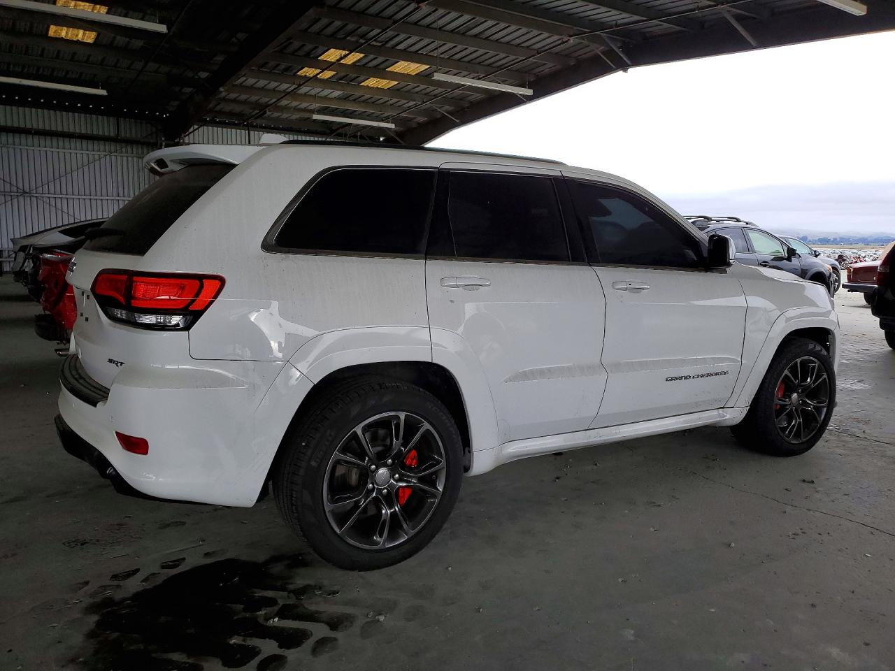 2015 Jeep Grand Cherokee Srt-8 White vin: 1C4RJFDJ0FC775710