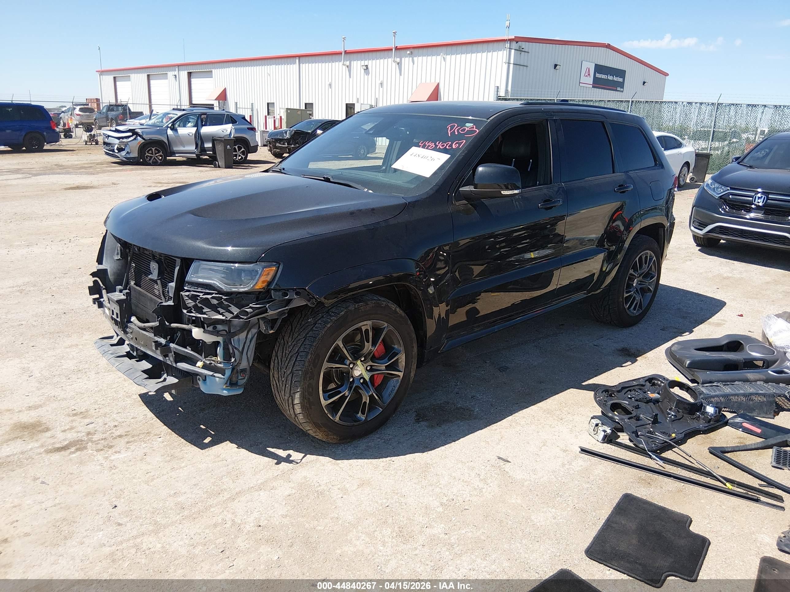 2015 Jeep Grand Cherokee Srt Black vin: 1C4RJFDJ0FC950540