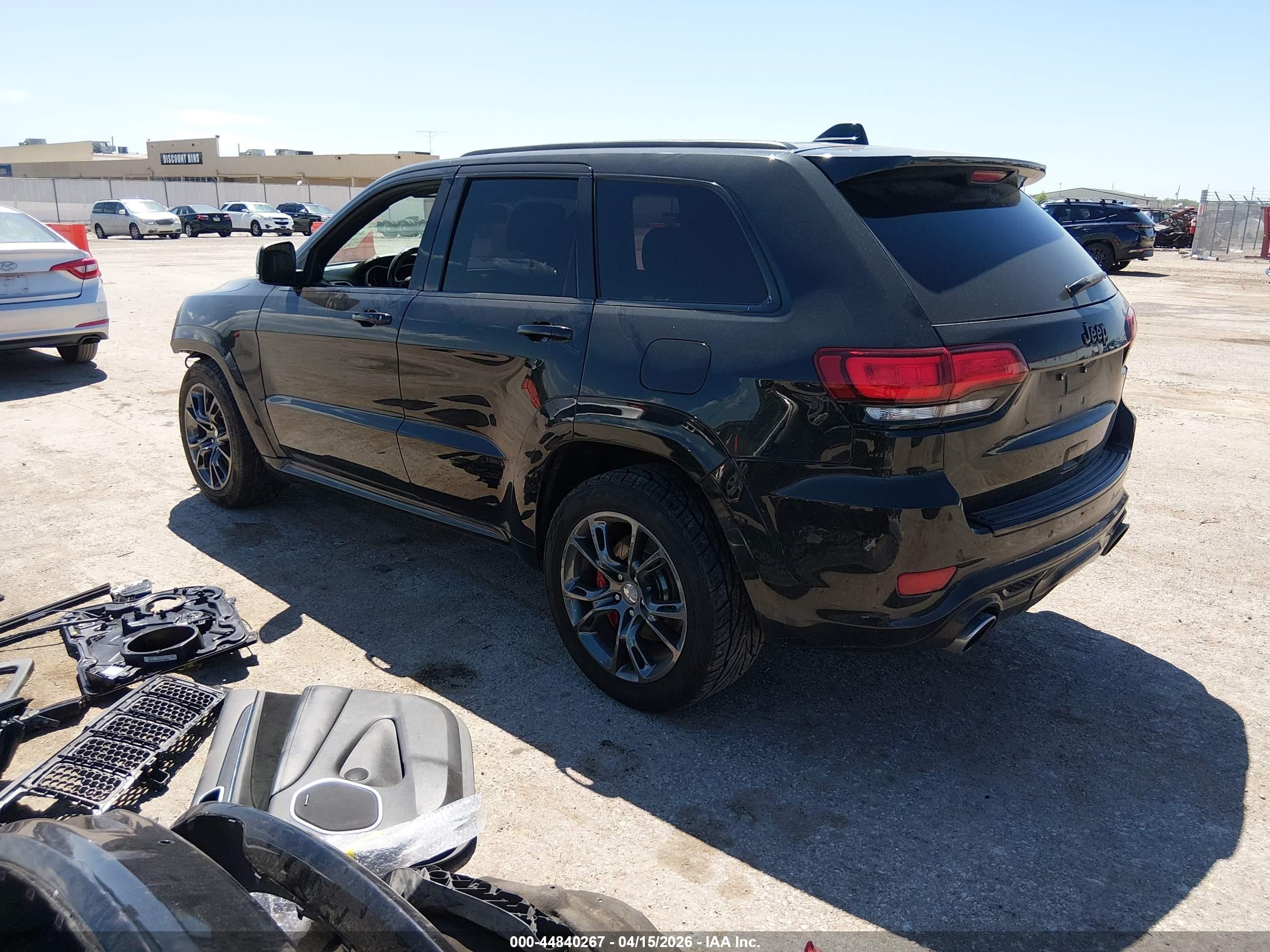 2015 Jeep Grand Cherokee Srt Black vin: 1C4RJFDJ0FC950540