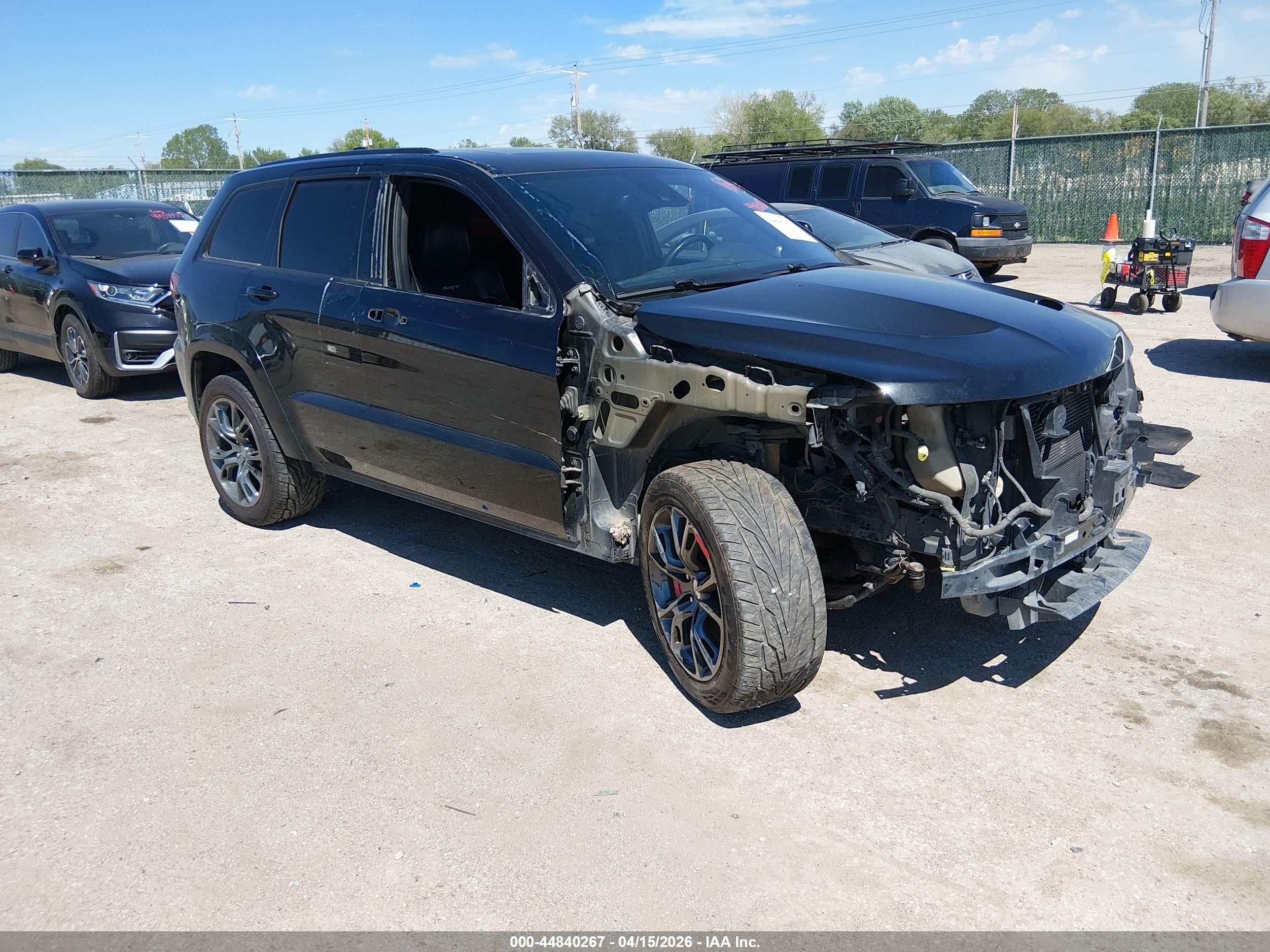 2015 Jeep Grand Cherokee Srt Black vin: 1C4RJFDJ0FC950540