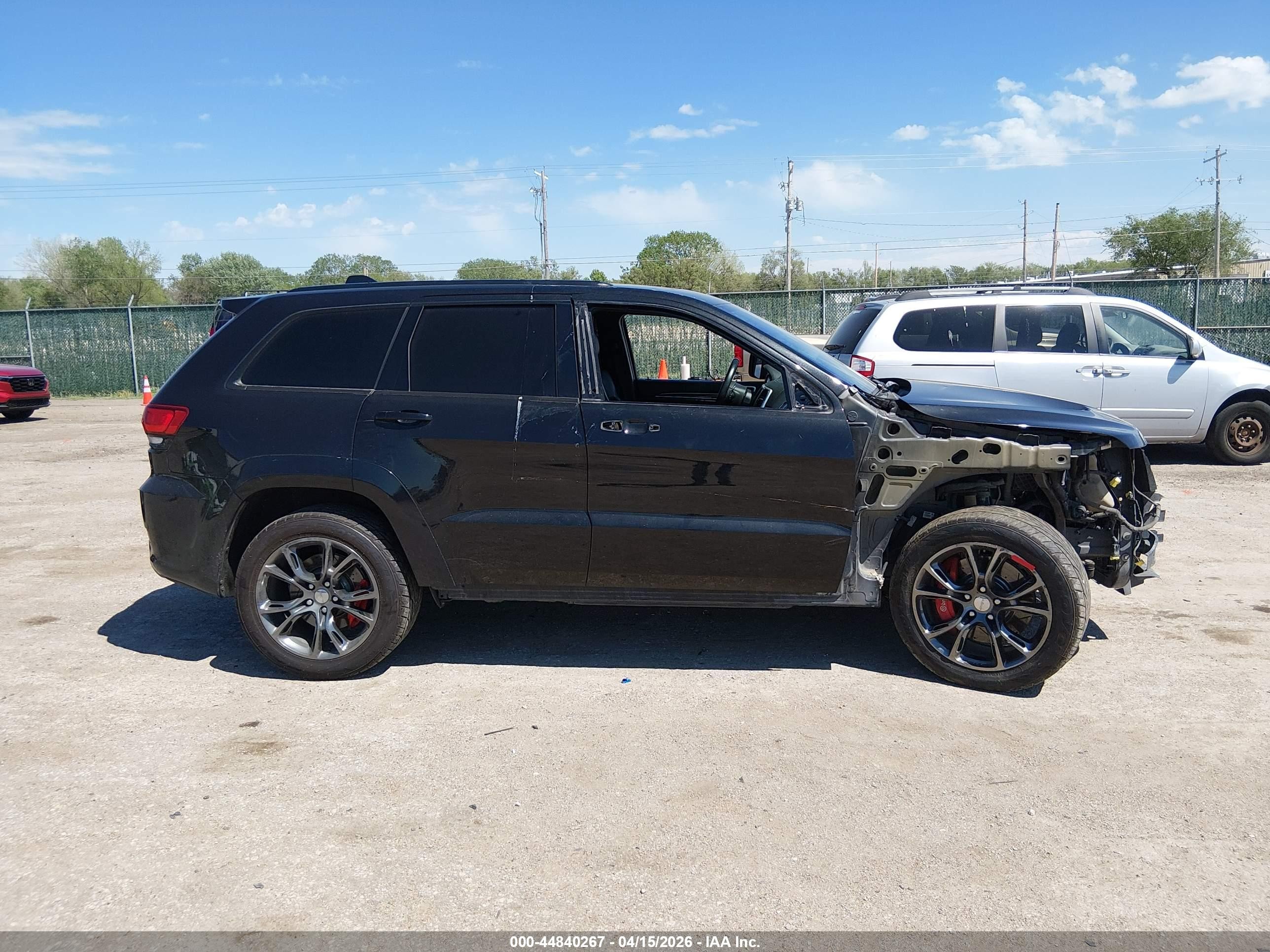 2015 Jeep Grand Cherokee Srt Black vin: 1C4RJFDJ0FC950540