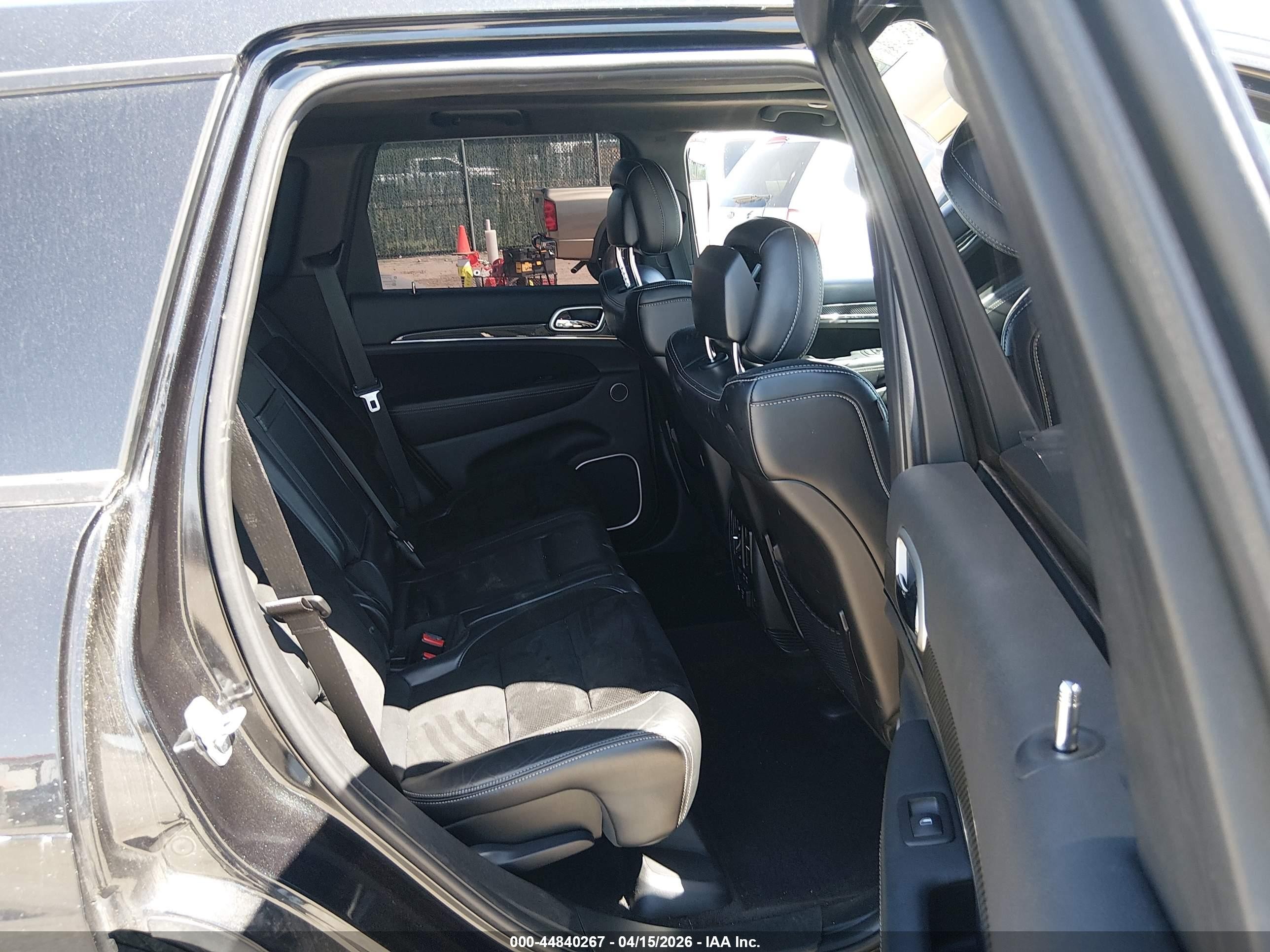 2015 Jeep Grand Cherokee Srt Black vin: 1C4RJFDJ0FC950540
