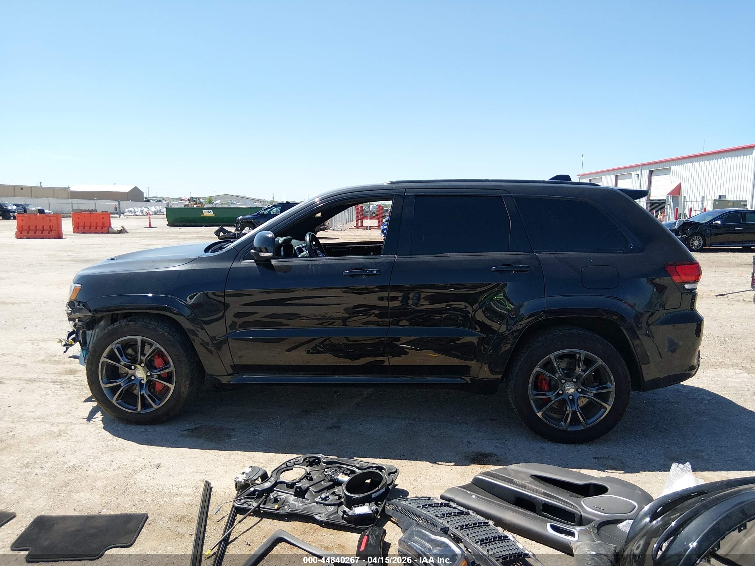 2015 Jeep Grand Cherokee Srt Black vin: 1C4RJFDJ0FC950540