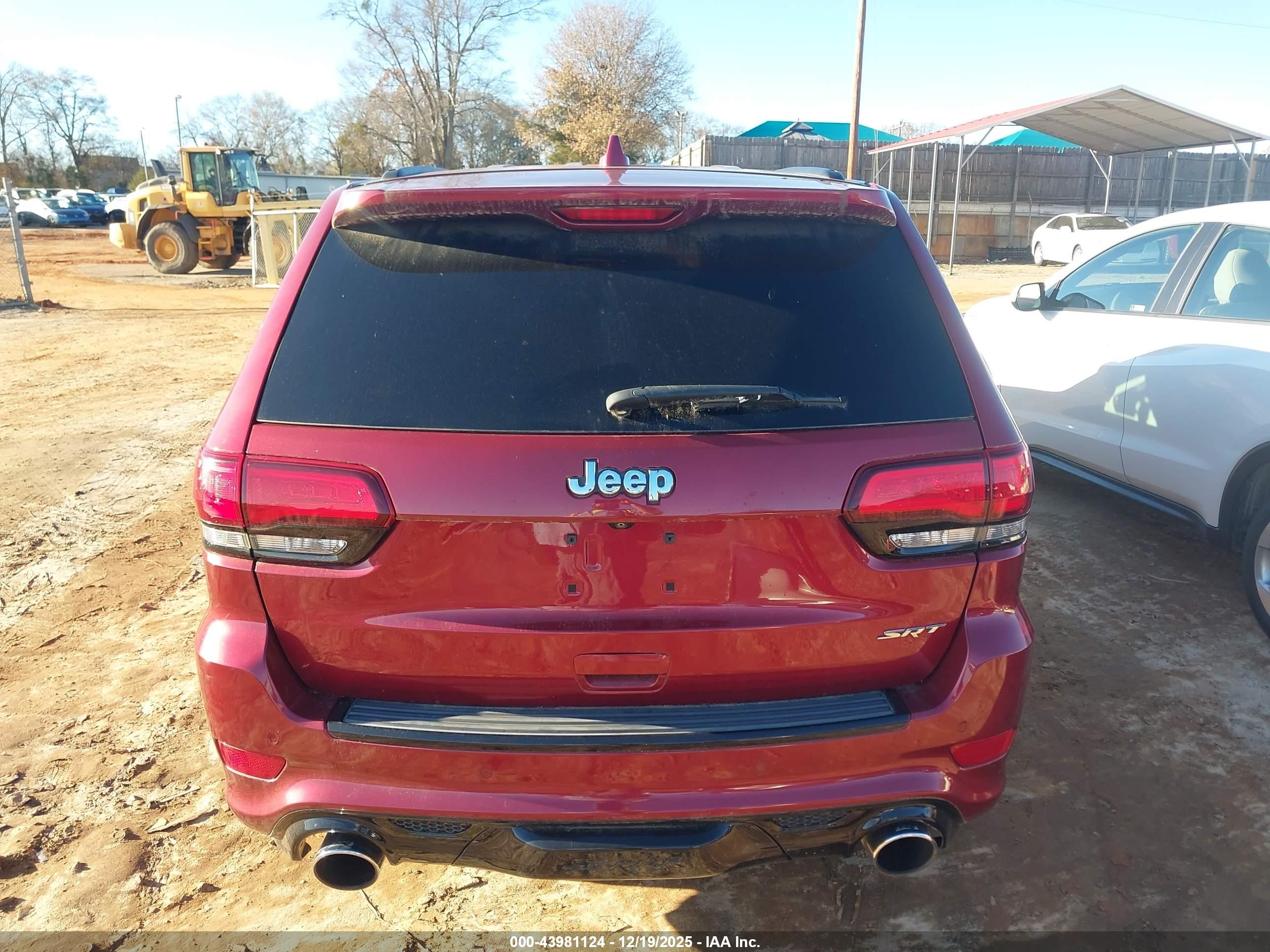 2014 Jeep Grand Cherokee Srt-8 Бордовый vin: 1C4RJFDJXEC235909