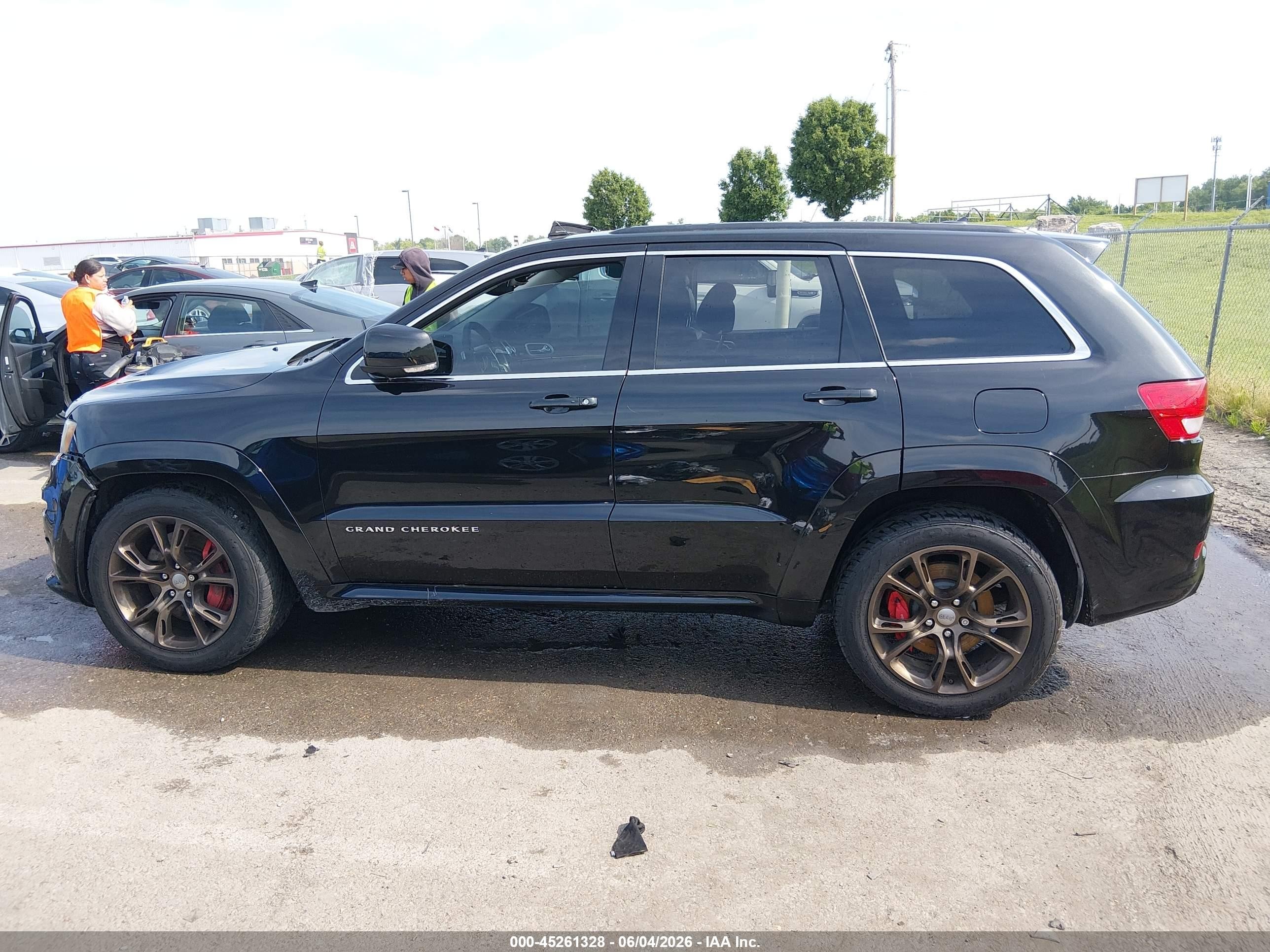 2012 Jeep Grand Cherokee Srt8 Black vin: 1C4RJFDJ1CC113355