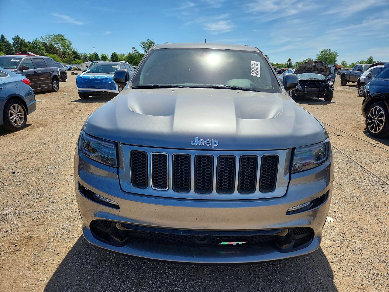 2012 Jeep Grand Cherokee Srt-8 Gray vin: 1C4RJFDJ1CC260694