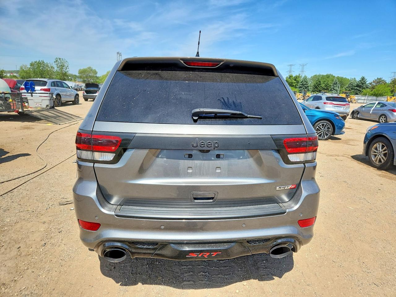 2012 Jeep Grand Cherokee Srt-8 Gray vin: 1C4RJFDJ1CC260694