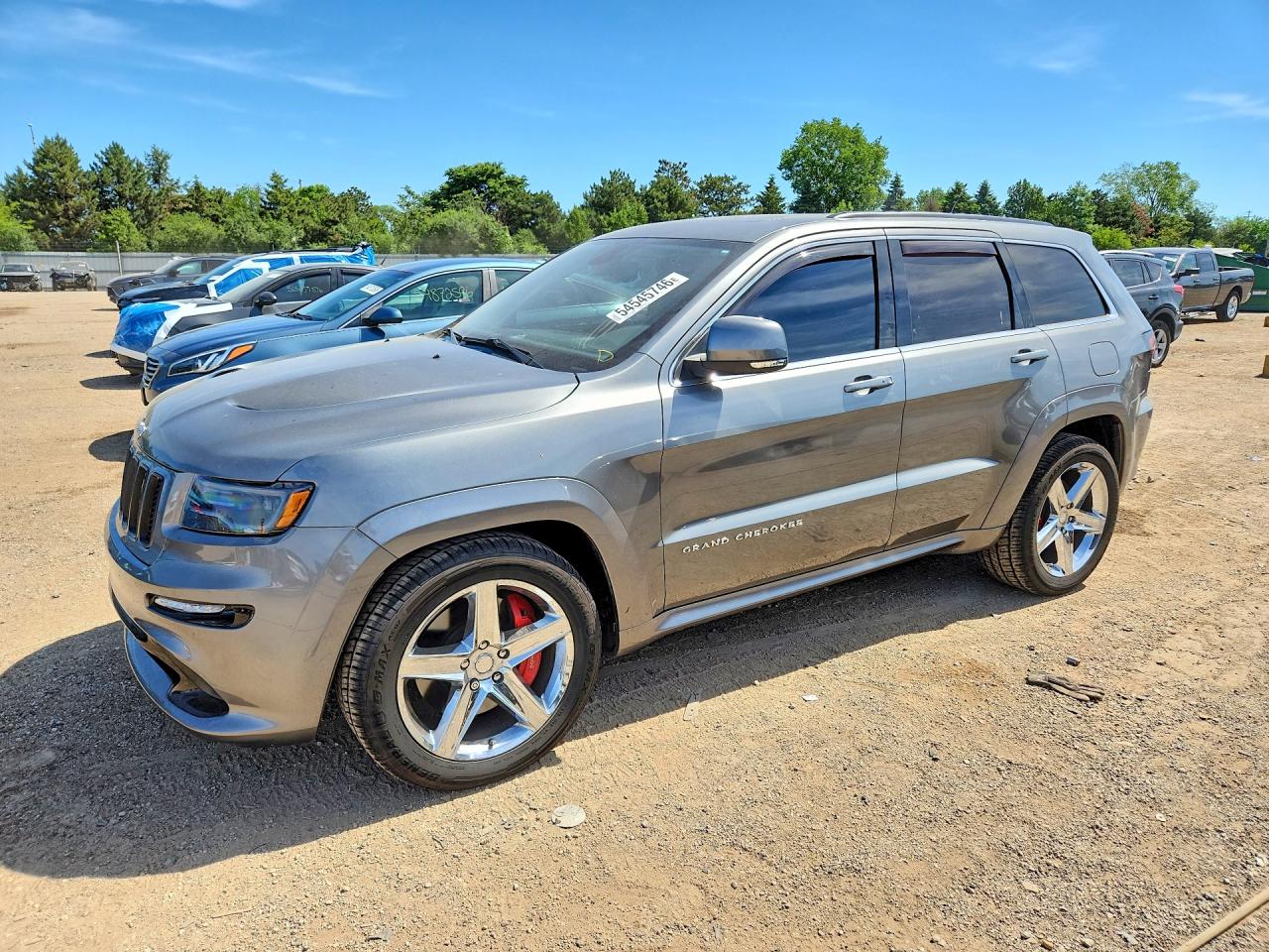 2012 Jeep Grand Cherokee Srt-8 Gray vin: 1C4RJFDJ1CC260694