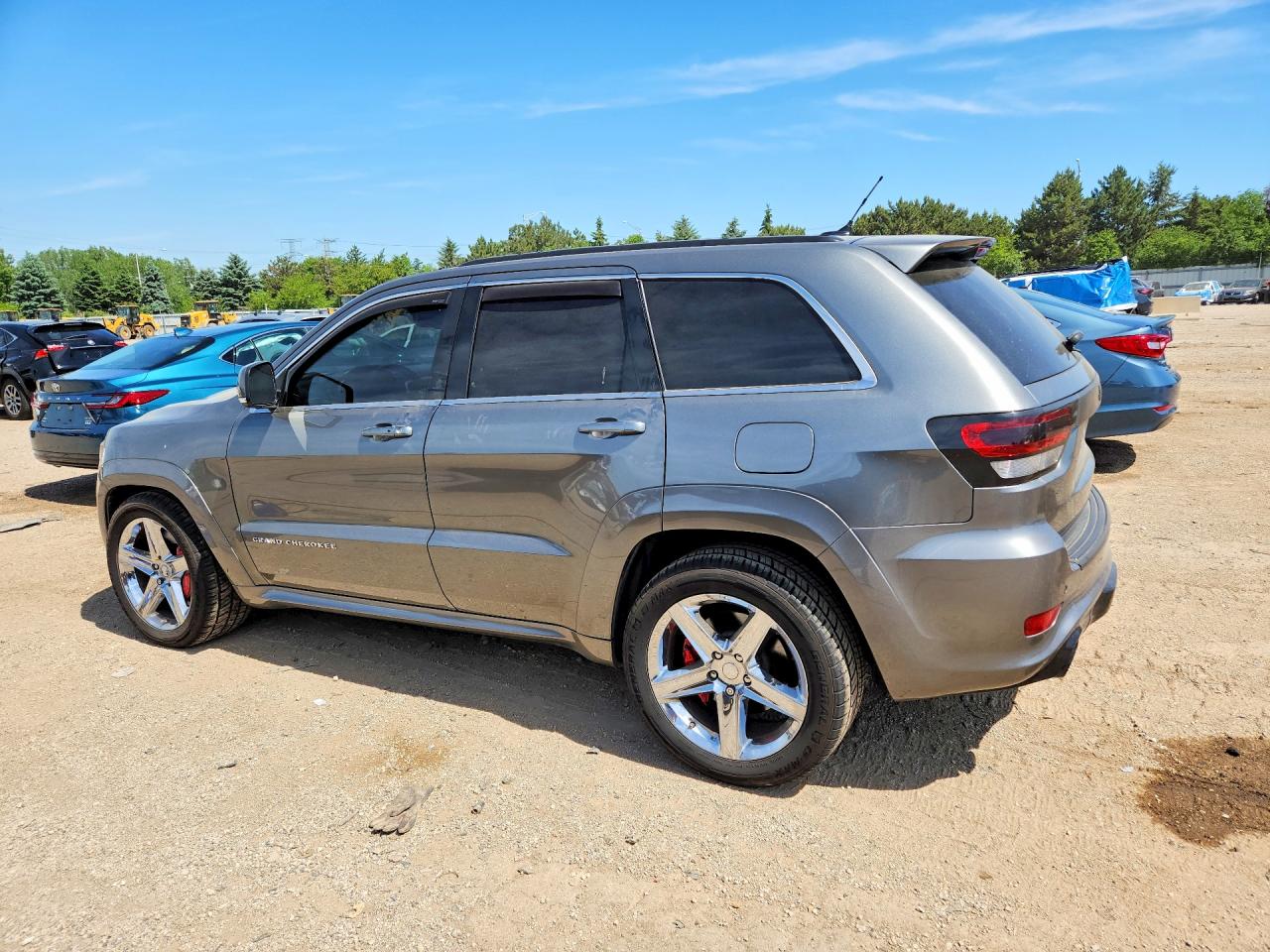 2012 Jeep Grand Cherokee Srt-8 Gray vin: 1C4RJFDJ1CC260694