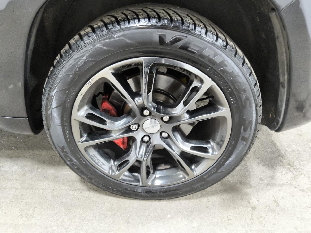 2012 Jeep Grand Cherokee Srt-8 Black vin: 1C4RJFDJ1CC289063 Damage: Left Rear Wheel, Curb Rash, 6 To 7 Inches