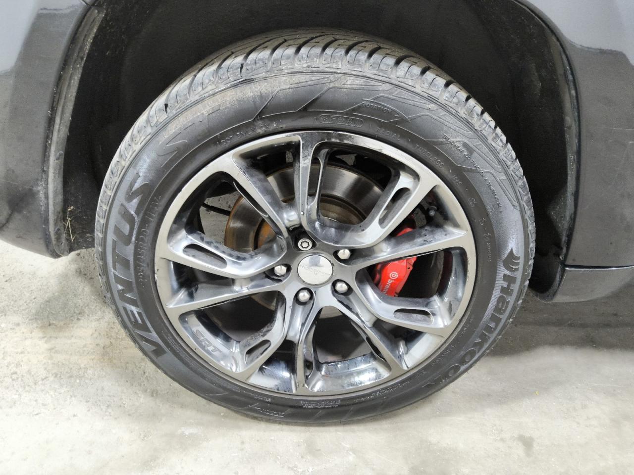 2012 Jeep Grand Cherokee Srt-8 Black vin: 1C4RJFDJ1CC289063 Damage: Right Rear Wheel, Curb Rash, 1 To 2 Inches