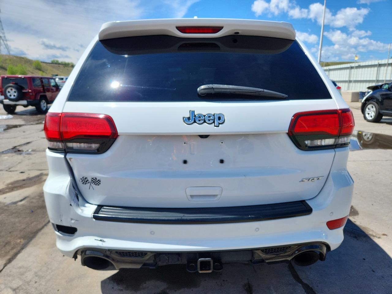 2014 Jeep Grand Cherokee Srt-8 Белый vin: 1C4RJFDJ1EC244384