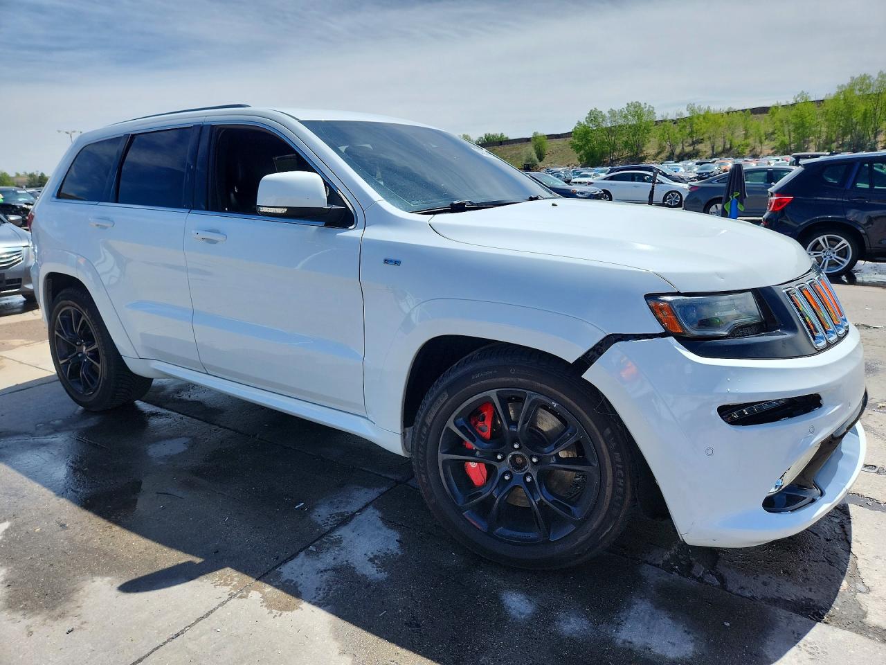 2014 Jeep Grand Cherokee Srt-8 Белый vin: 1C4RJFDJ1EC244384