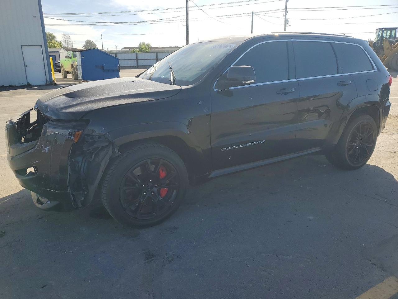 2014 Jeep Grand Cherokee Srt-8 Black vin: 1C4RJFDJ1EC569472