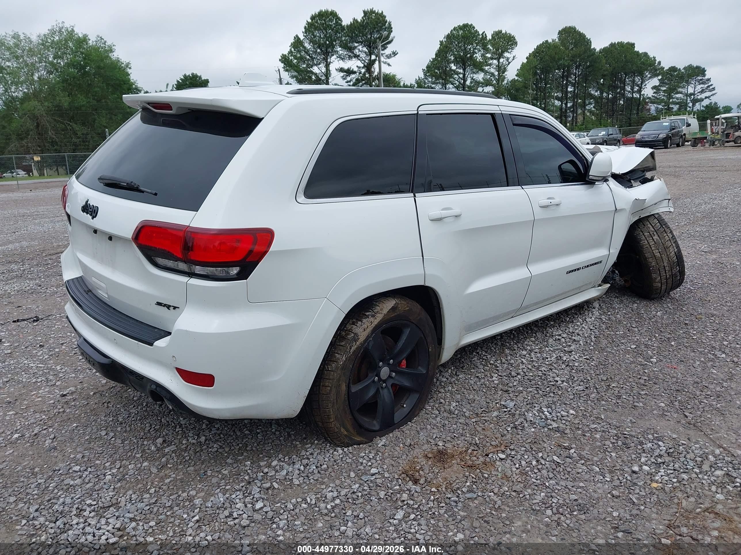 2015 Jeep Grand Cherokee Srt White vin: 1C4RJFDJ1FC683411