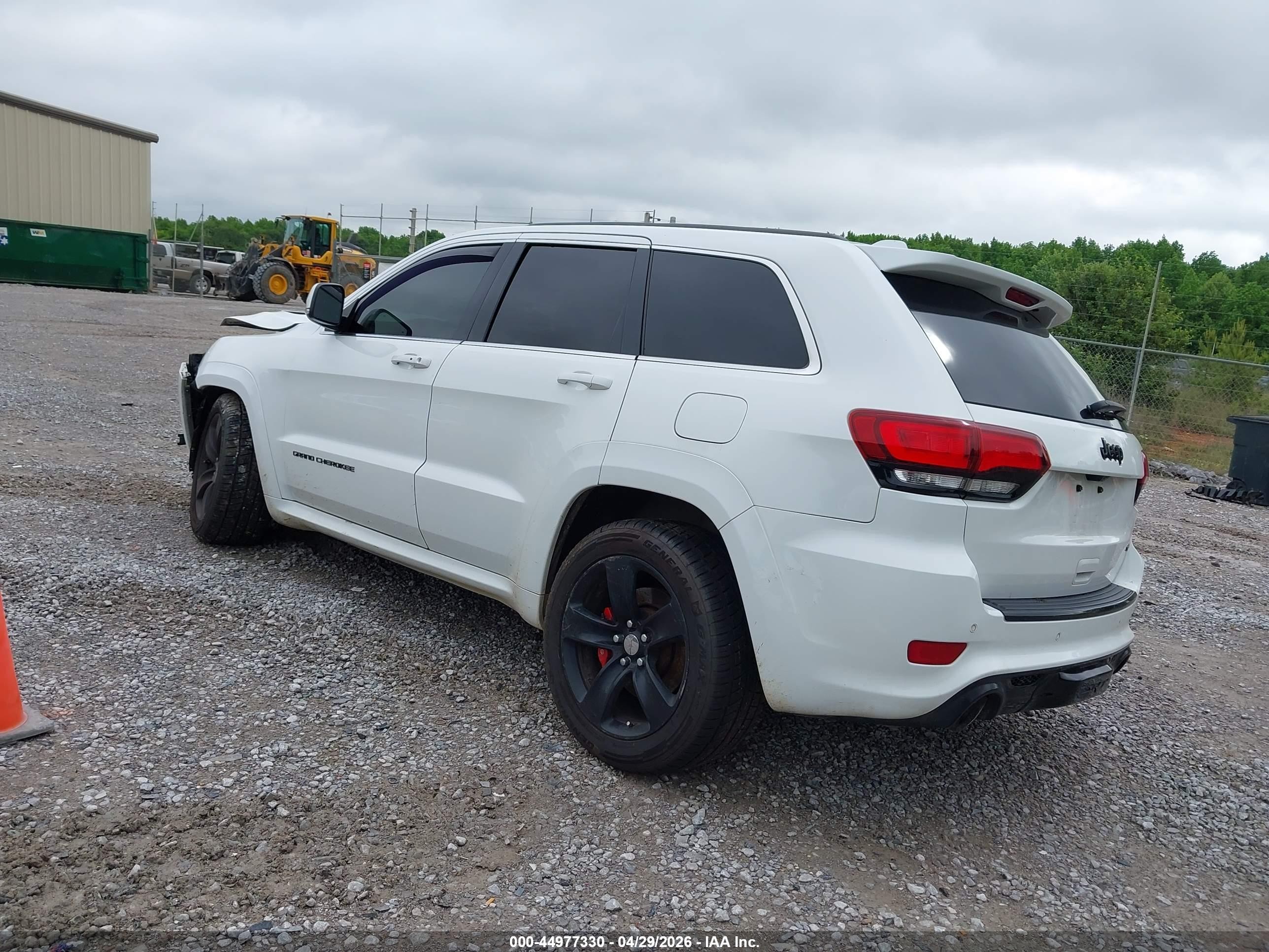 2015 Jeep Grand Cherokee Srt White vin: 1C4RJFDJ1FC683411